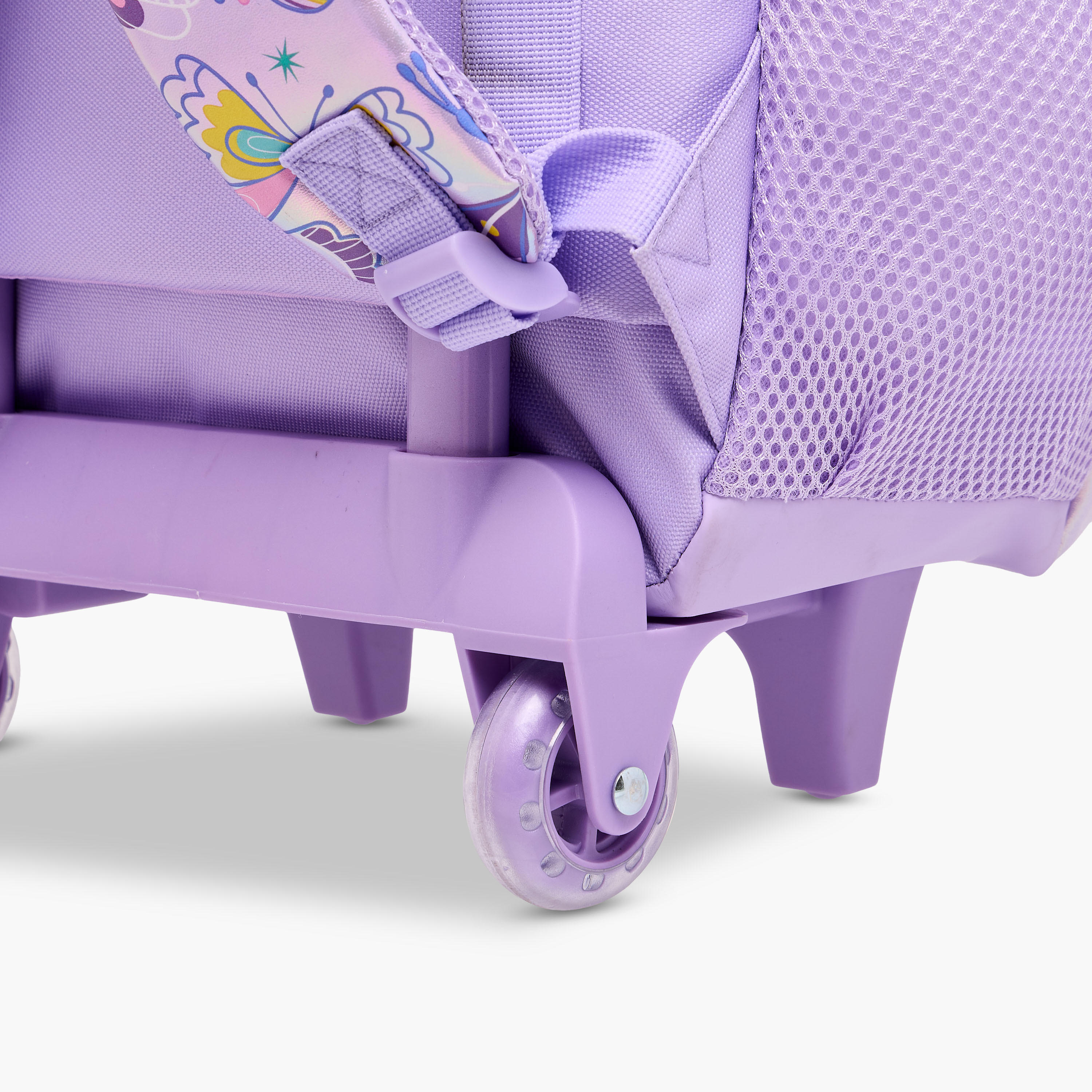 Butterfly Trolley Bag for Girls 5-8 Years with Retractable Handle – 16.5 inches-school-bagsandbackpacks-trolleybags-image-12
