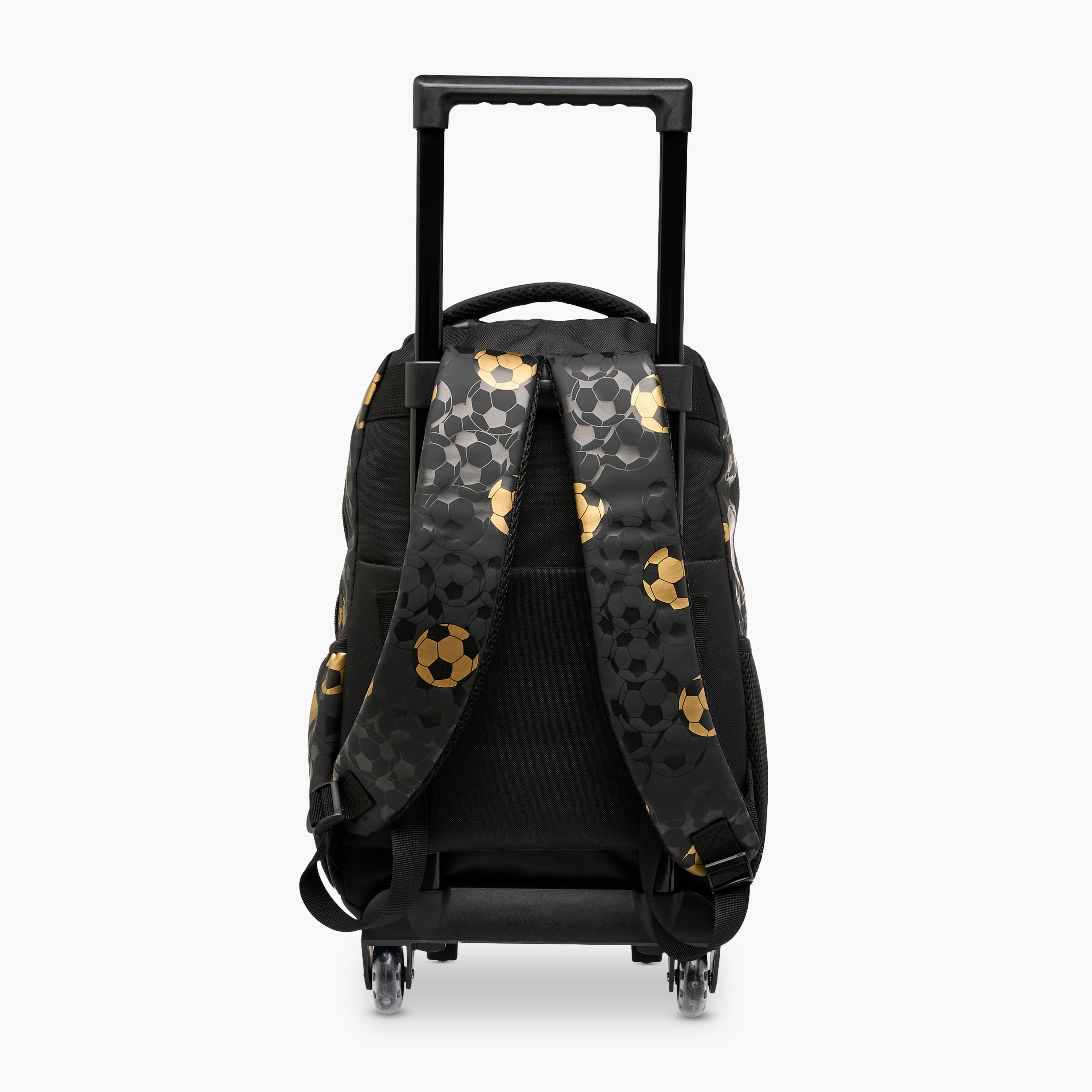 Football Trolley Bag for Boys 5-8 Years with Retractable Handle – 16.5 inches-school-bagsandbackpacks-trolleybags-image-7