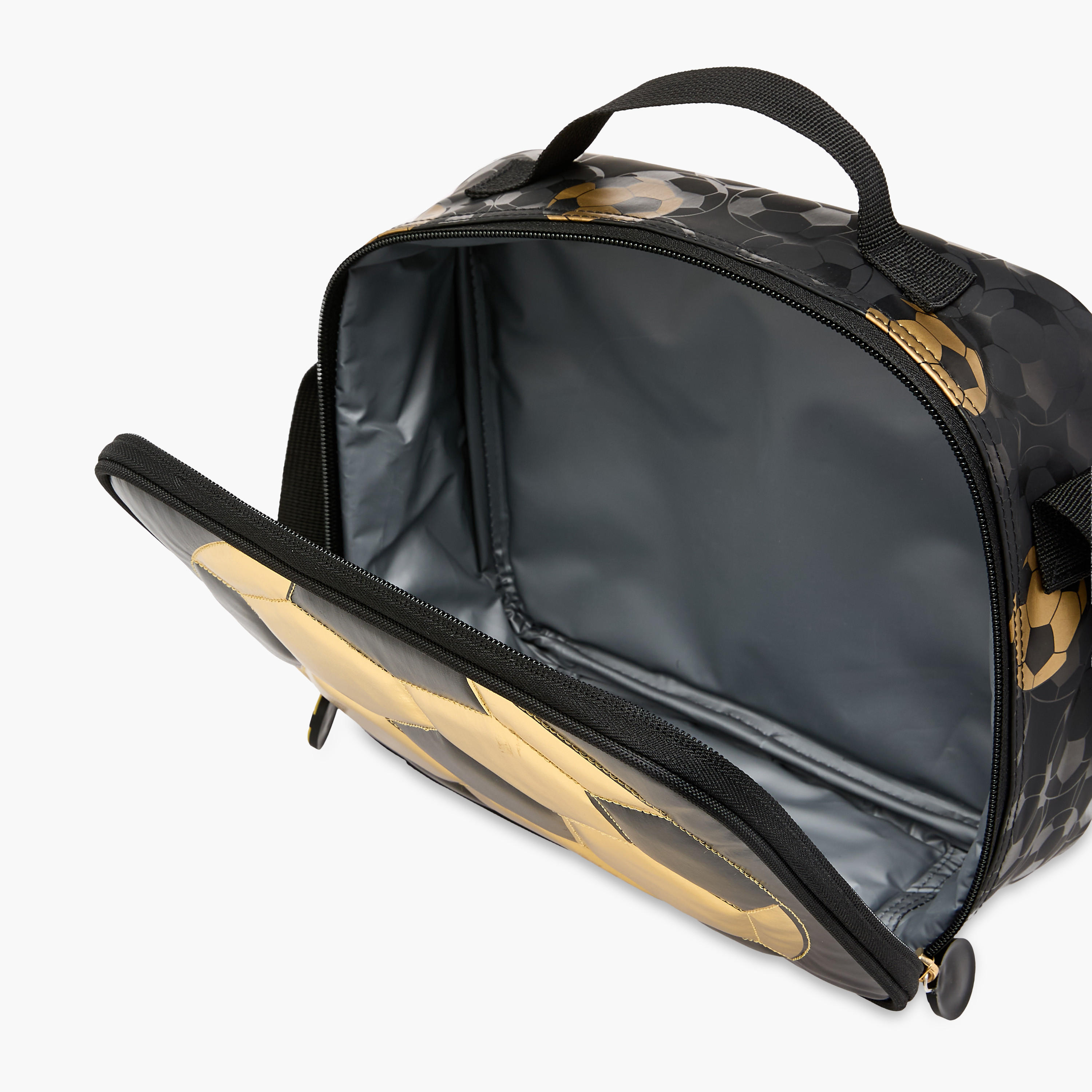 Soccer Print Lunch Bag with Zip Closure-school-lunchessentials-lunchbags-image-7