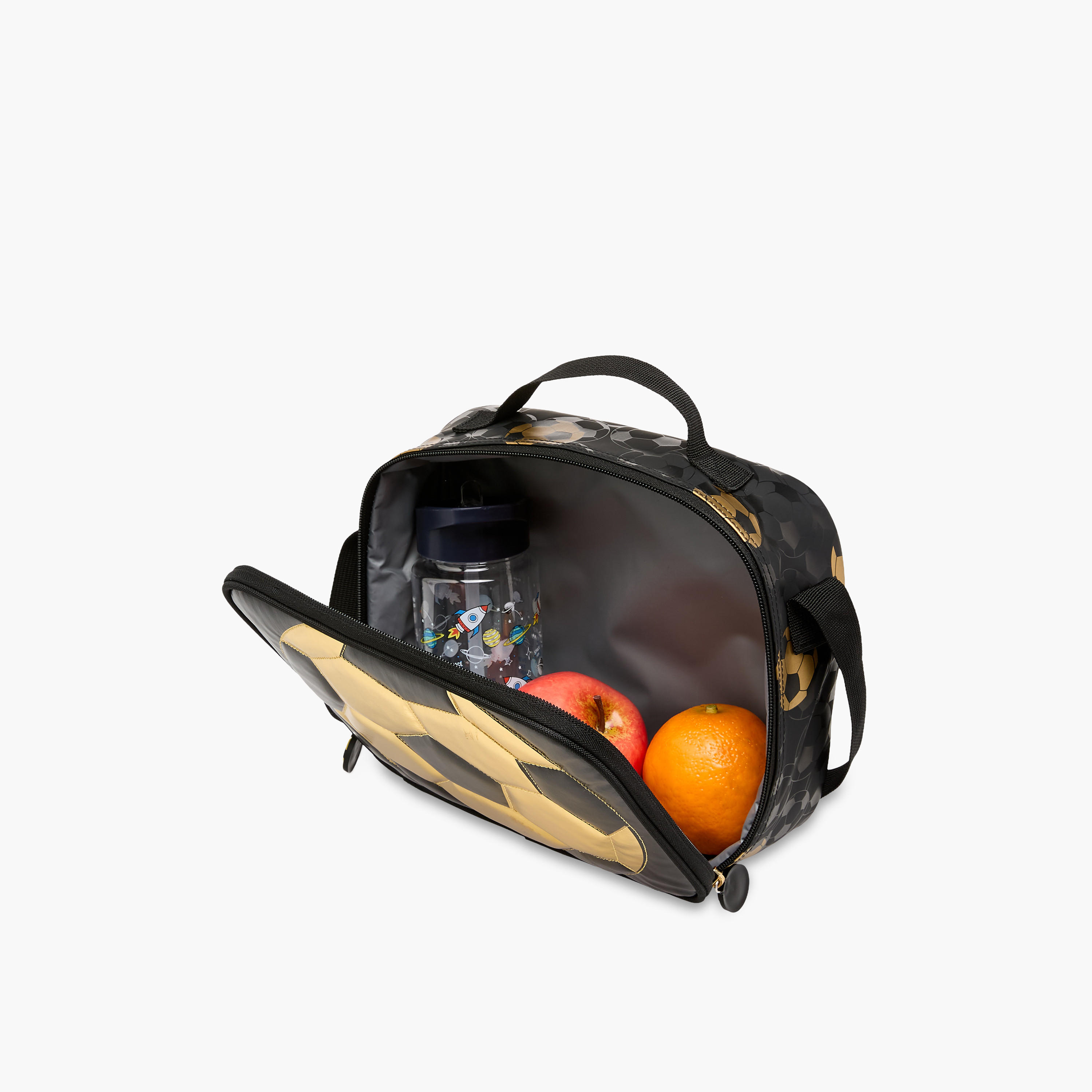 Soccer Print Lunch Bag with Zip Closure-school-lunchessentials-lunchbags-image-8