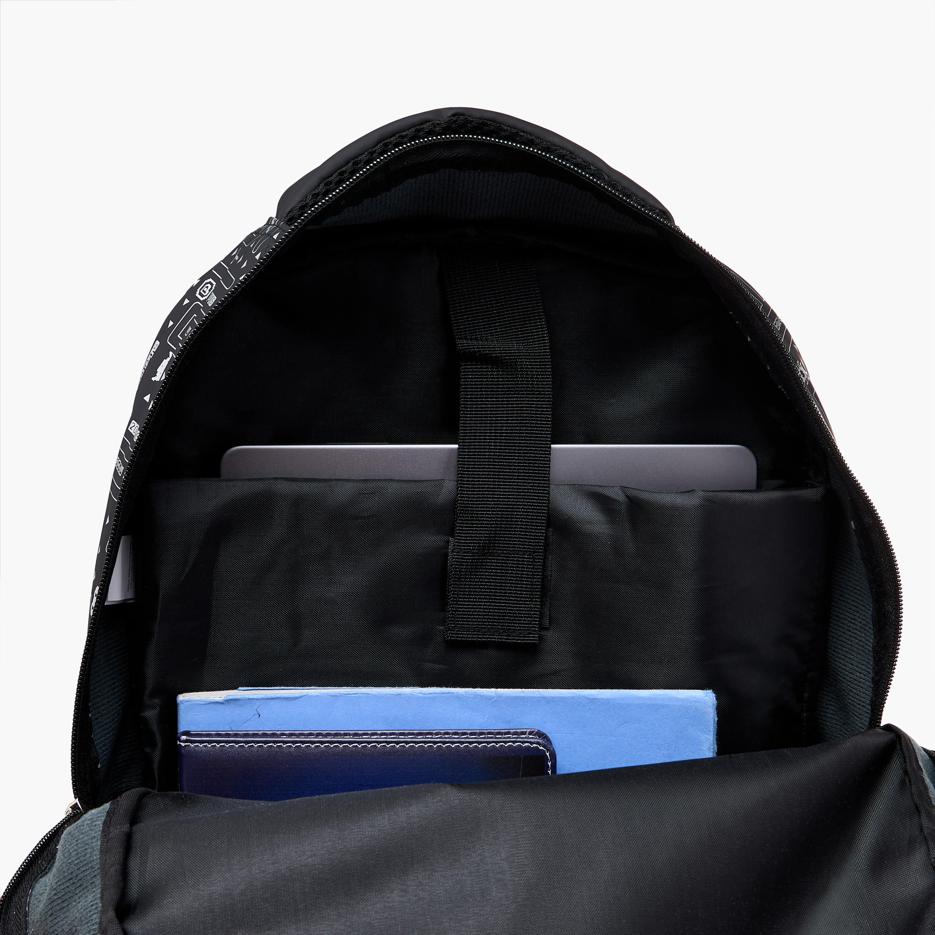 Gaming Print 16.5-inch Backpack with Adjustable Straps and Zip Closure - 14x30x42 cms-school-bagsandbackpacks-backpacks-image-10