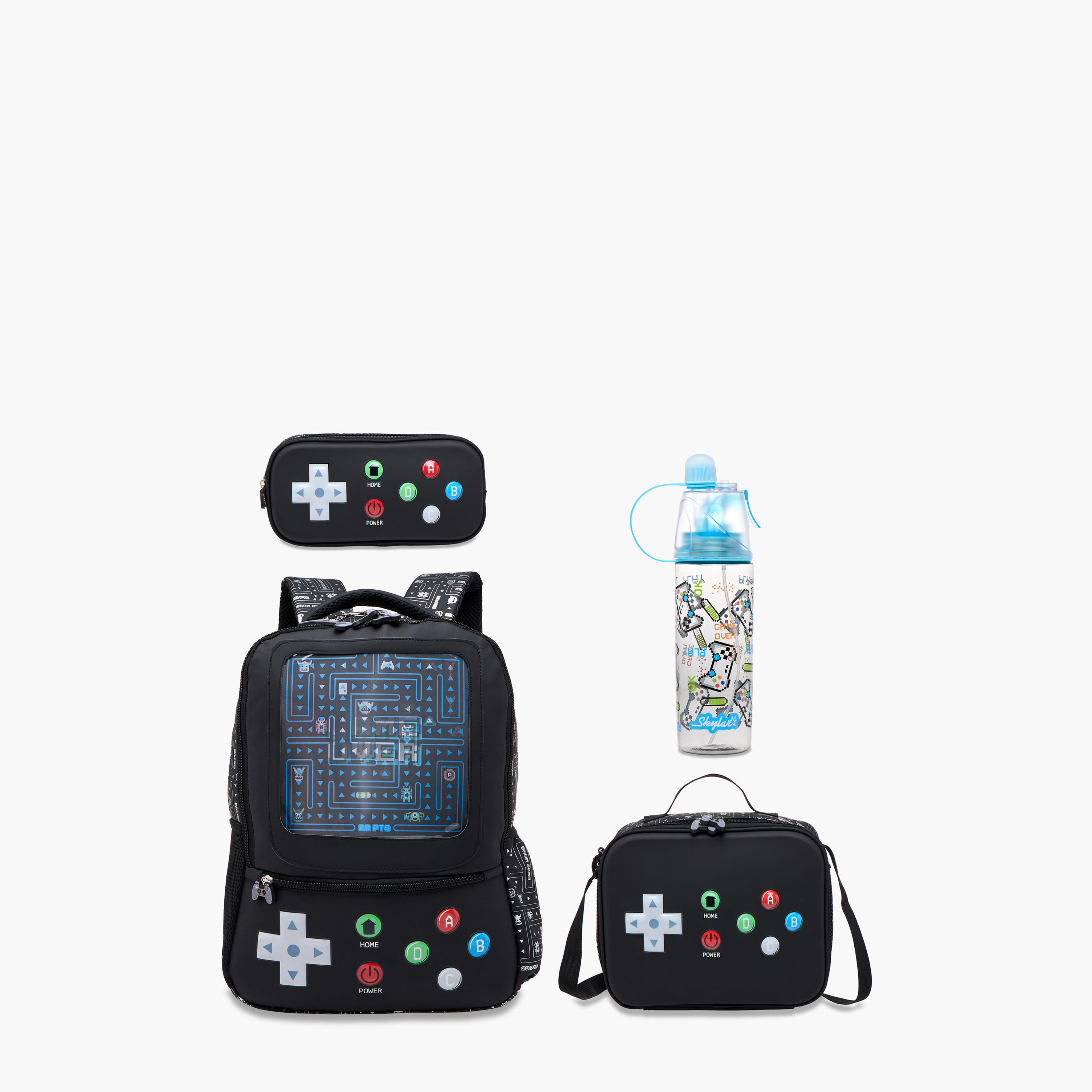 Gaming Print 16.5-inch Backpack with Adjustable Straps and Zip Closure - 14x30x42 cms-school-bagsandbackpacks-backpacks-image-11