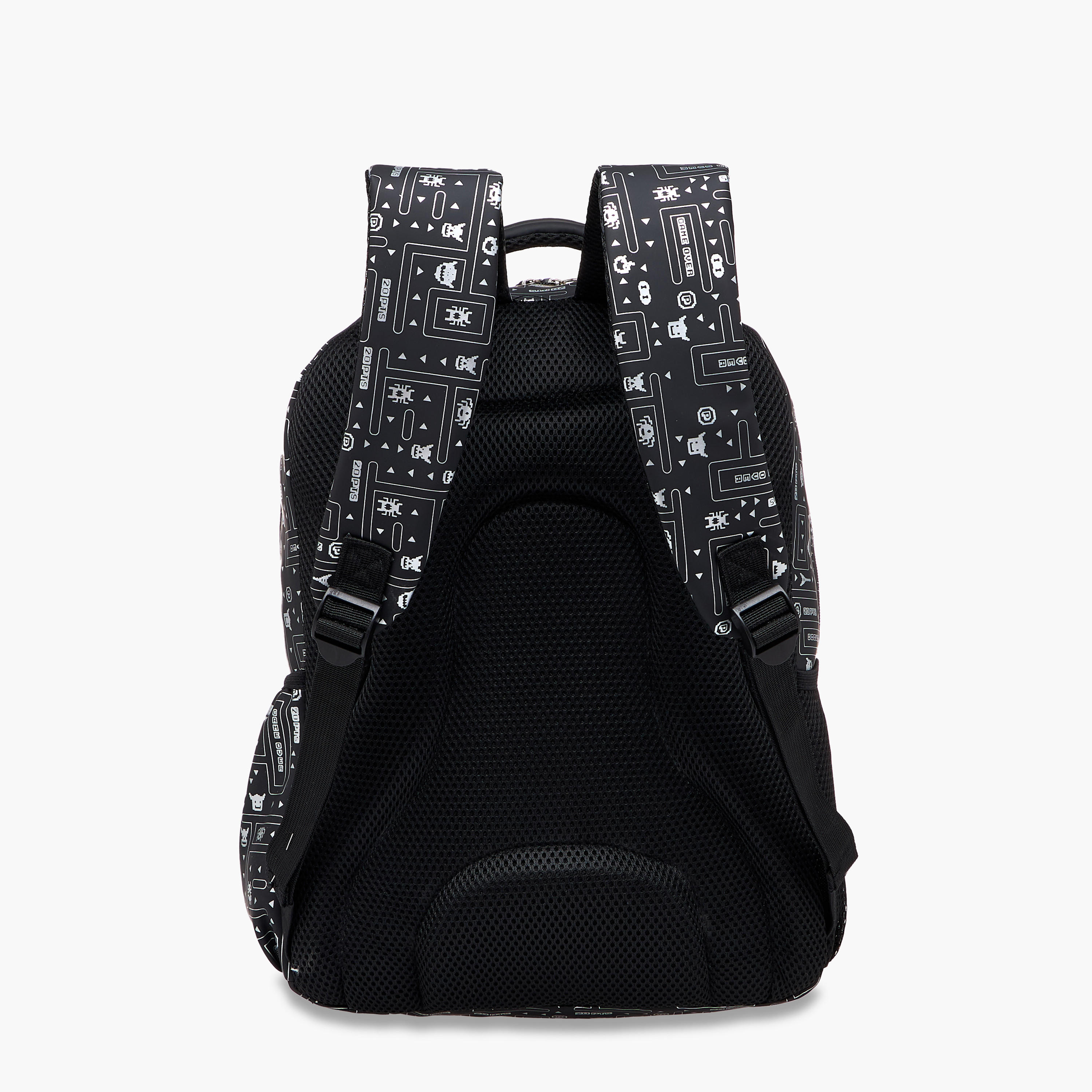 Gaming Print 16.5-inch Backpack with Adjustable Straps and Zip Closure - 14x30x42 cms-school-bagsandbackpacks-backpacks-image-5