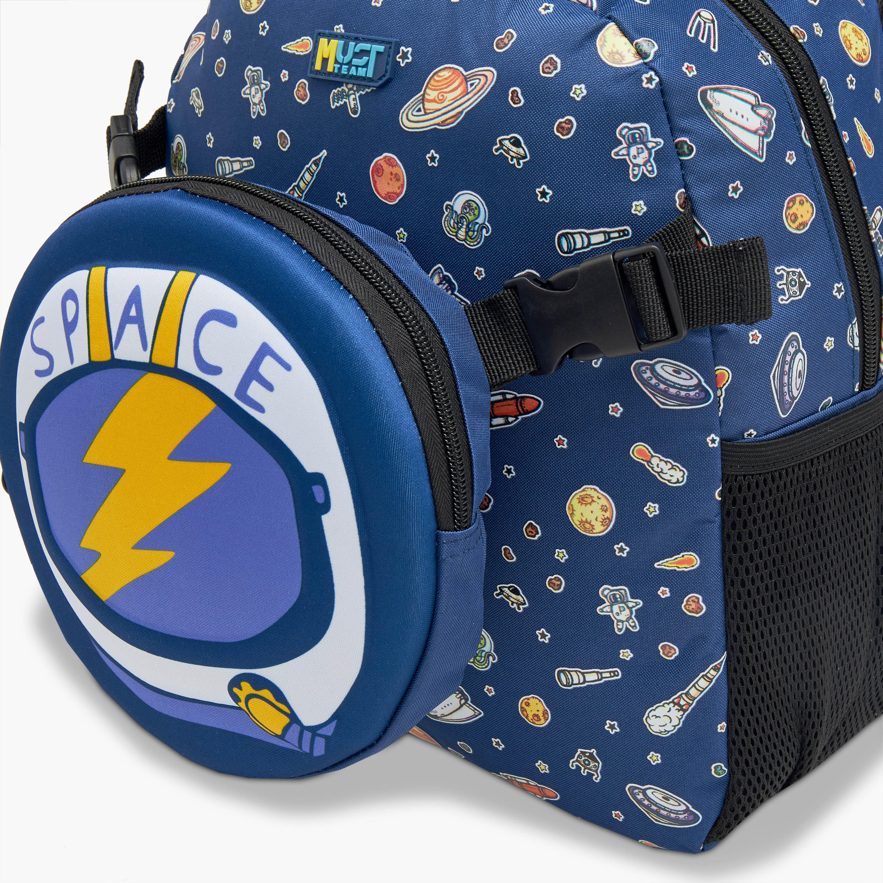 MUST Space Print Backpack with Adjustable Straps and Zip Closure - 28x17x33 cms-school-bagsandbackpacks-backpacks-image-8