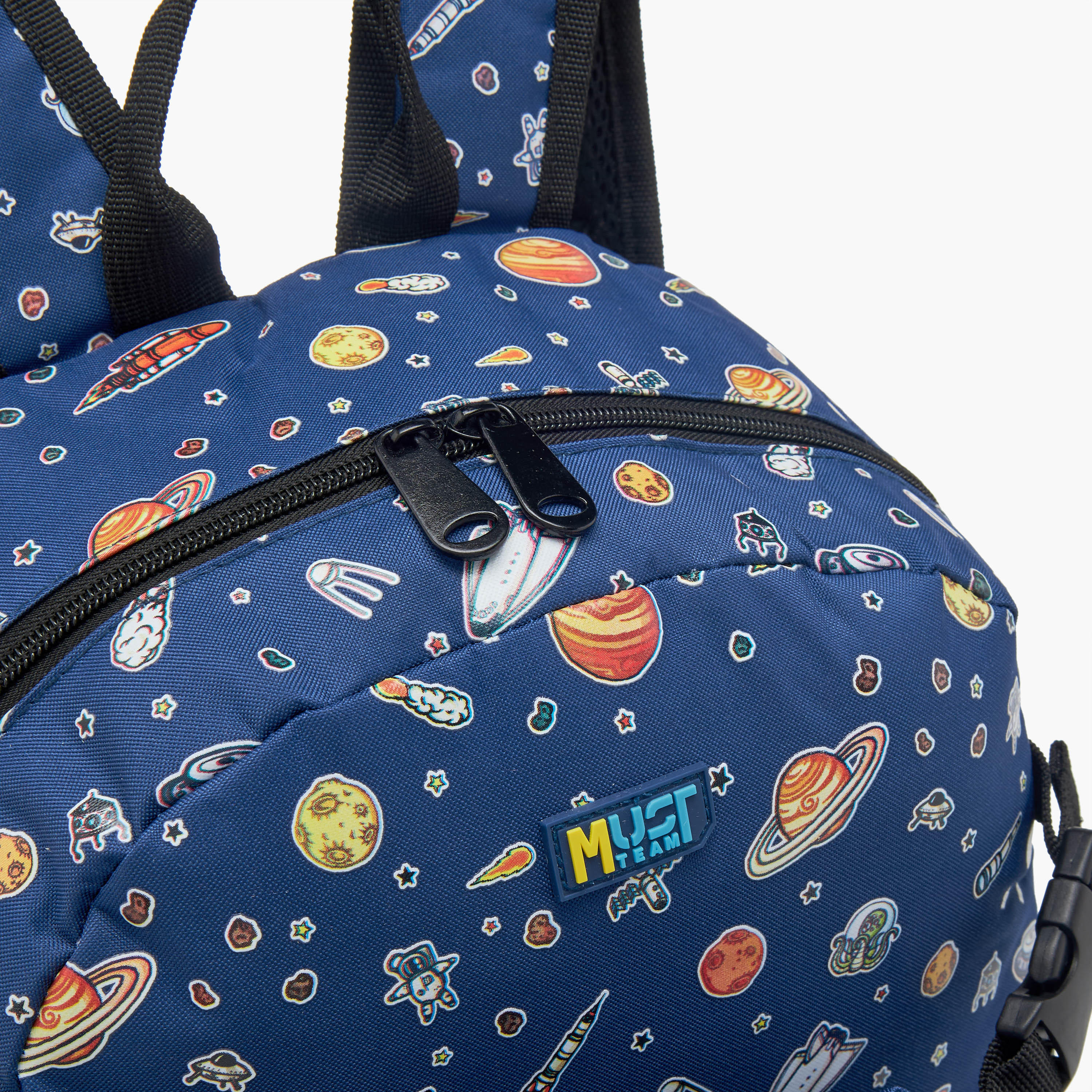 MUST Space Print Backpack with Adjustable Straps and Zip Closure - 28x17x33 cms-school-bagsandbackpacks-backpacks-image-9