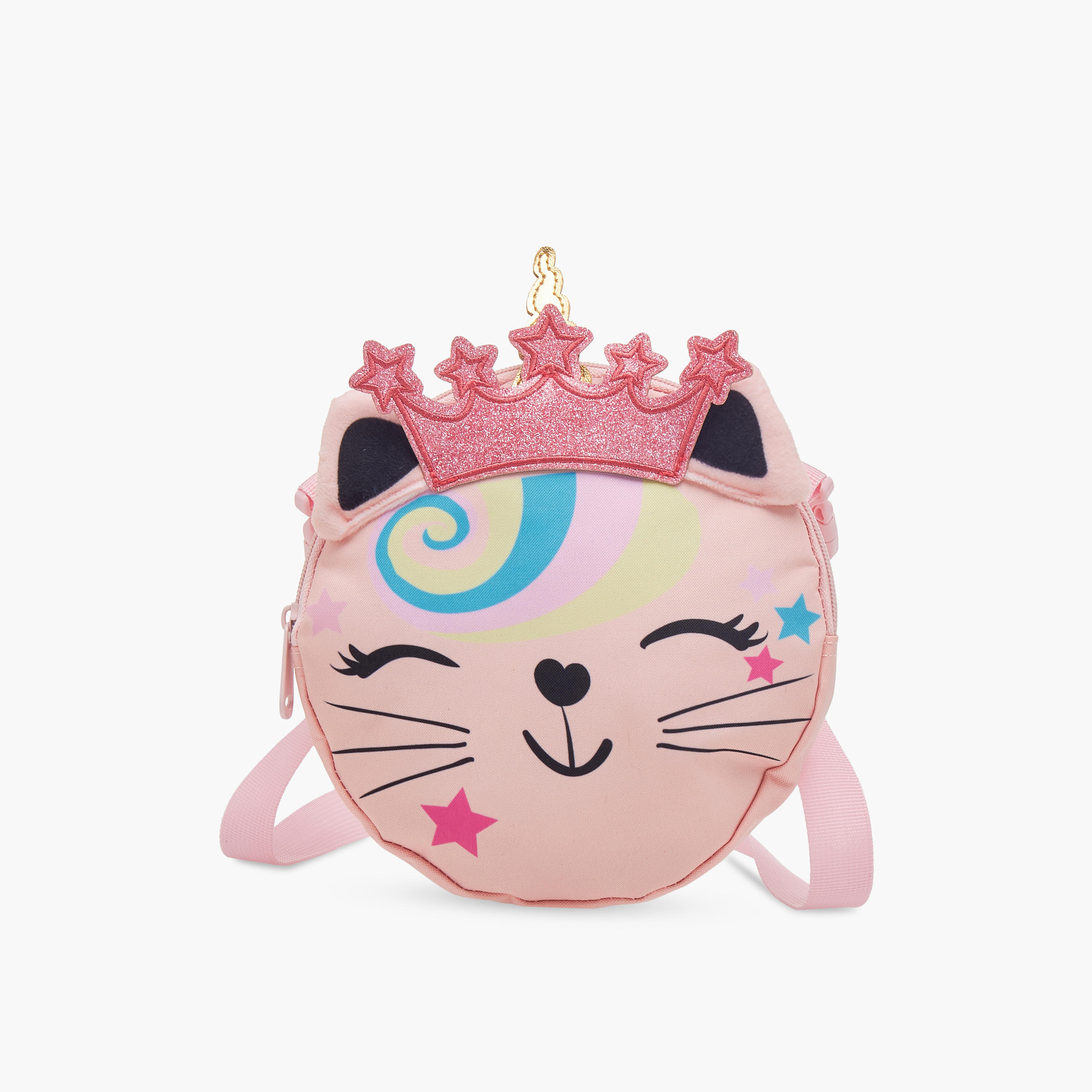 MUST Cat Applique Backpack with Lunch Bag Set - 28x17x33 cms-school-bagsandbackpacks-backpacks-image-14