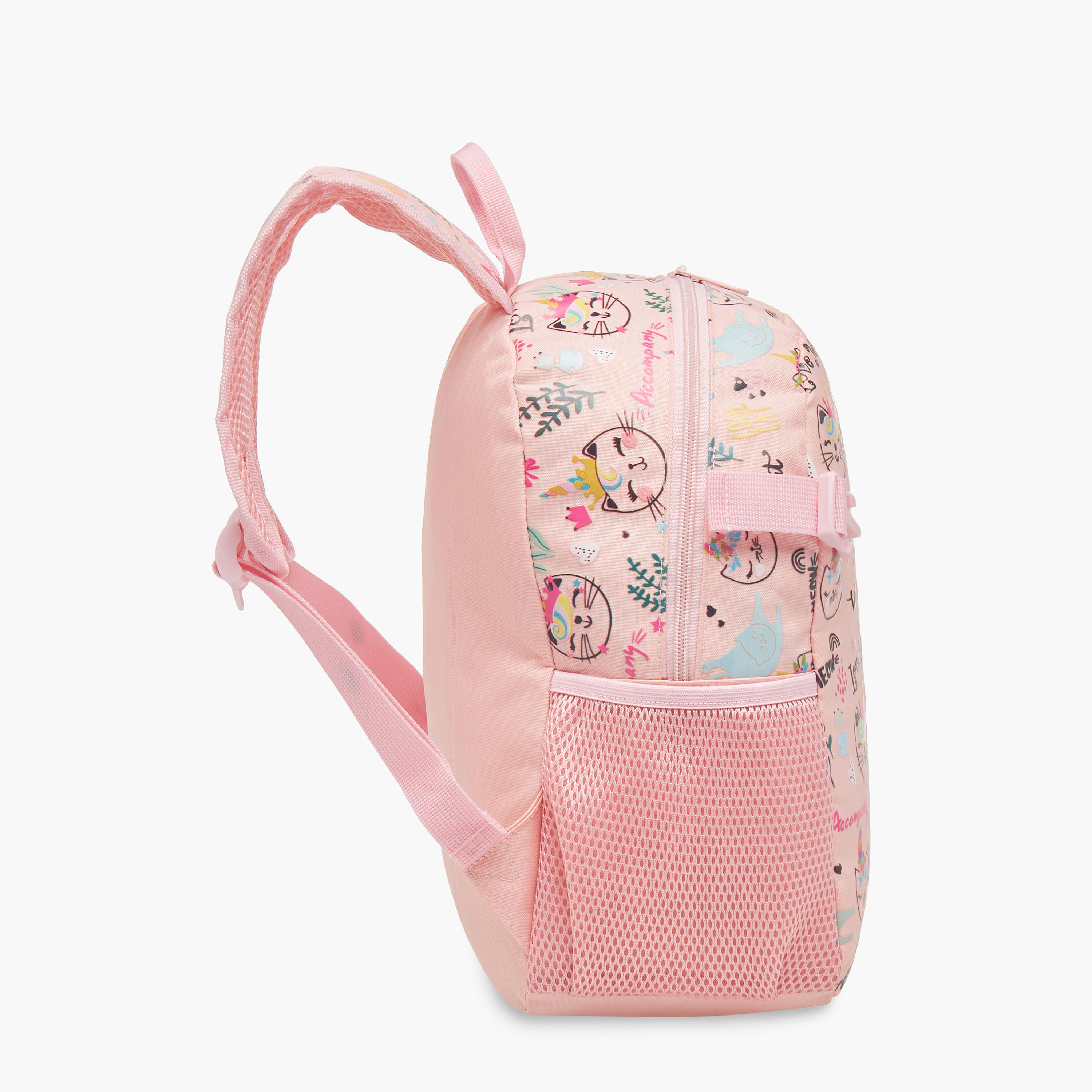 MUST Cat Applique Backpack with Lunch Bag Set - 28x17x33 cms-school-bagsandbackpacks-backpacks-image-5
