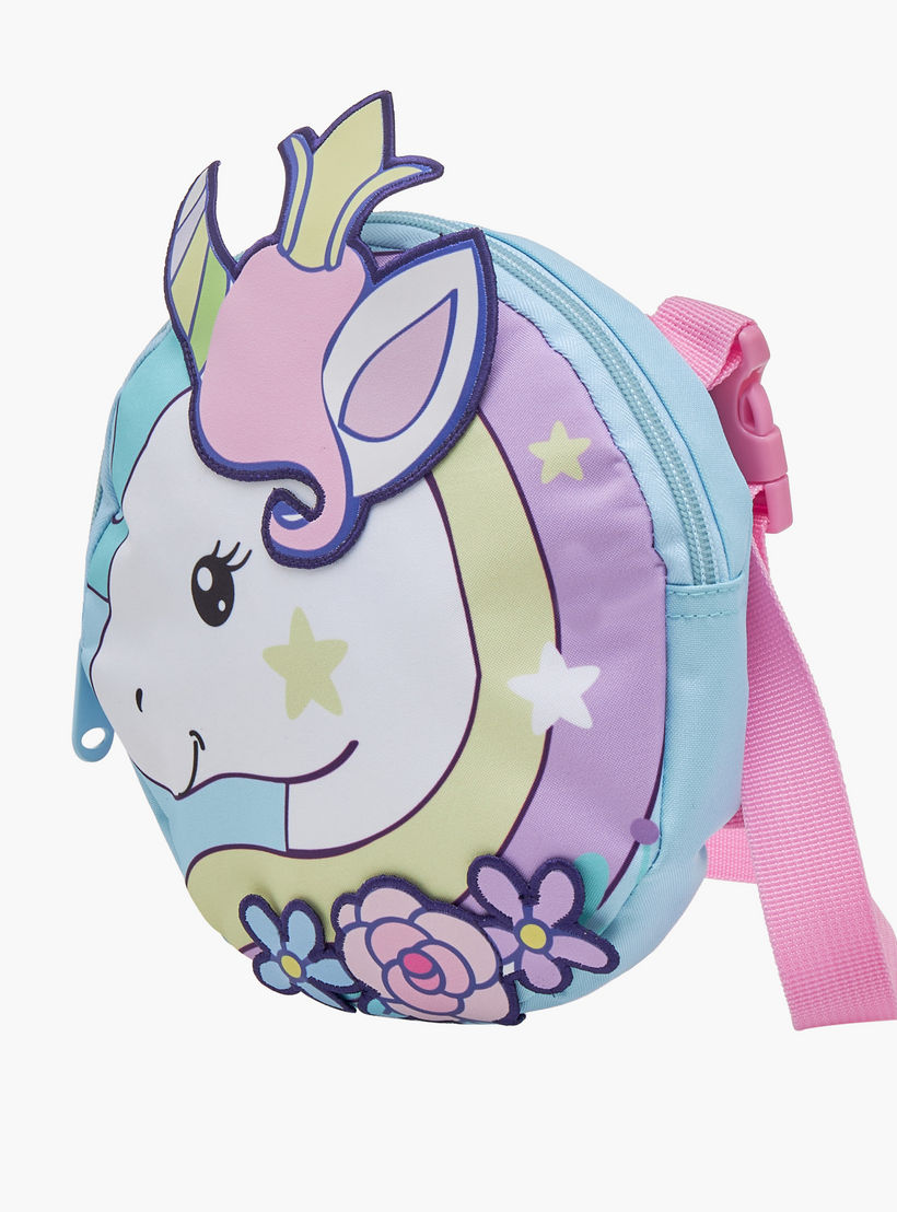 شنطة ظهر بطبعات يونيكورن وحمّالات كتف قابلة للتعديل من ماست - 28x17x33 سم-school-bagsandbackpacks-backpacks-image-11