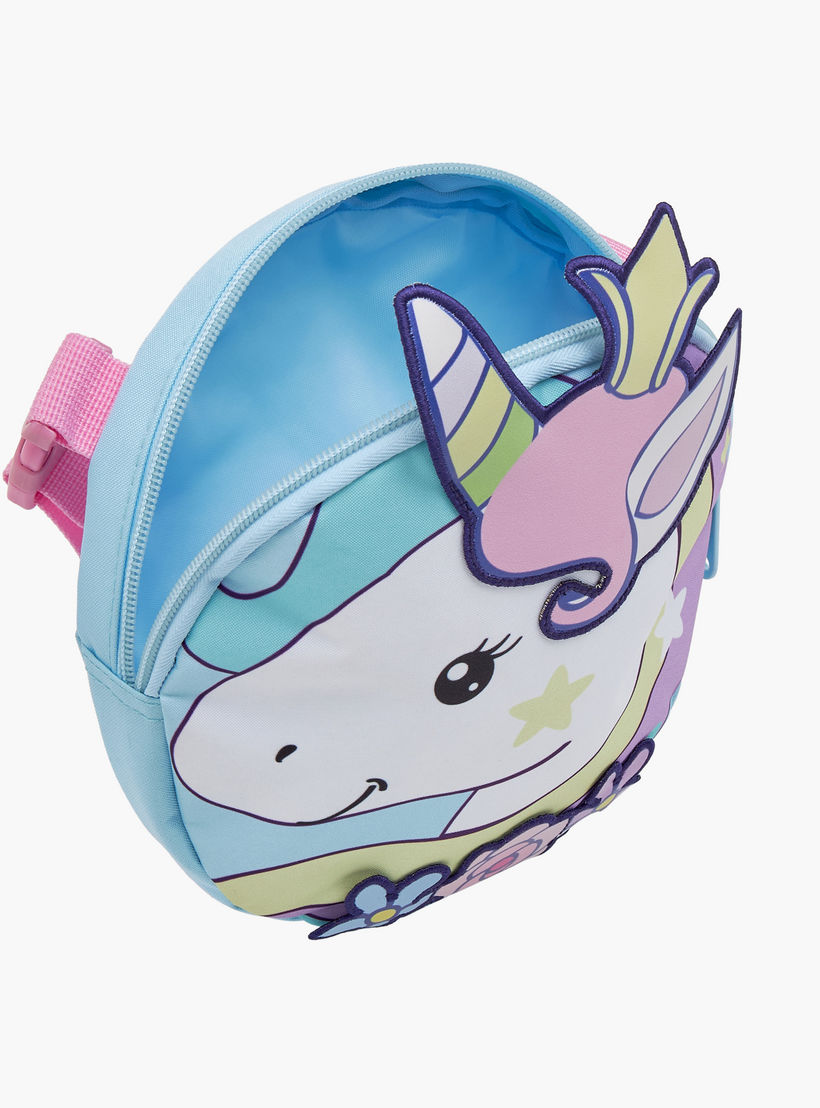 شنطة ظهر بطبعات يونيكورن وحمّالات كتف قابلة للتعديل من ماست - 28x17x33 سم-school-bagsandbackpacks-backpacks-image-12