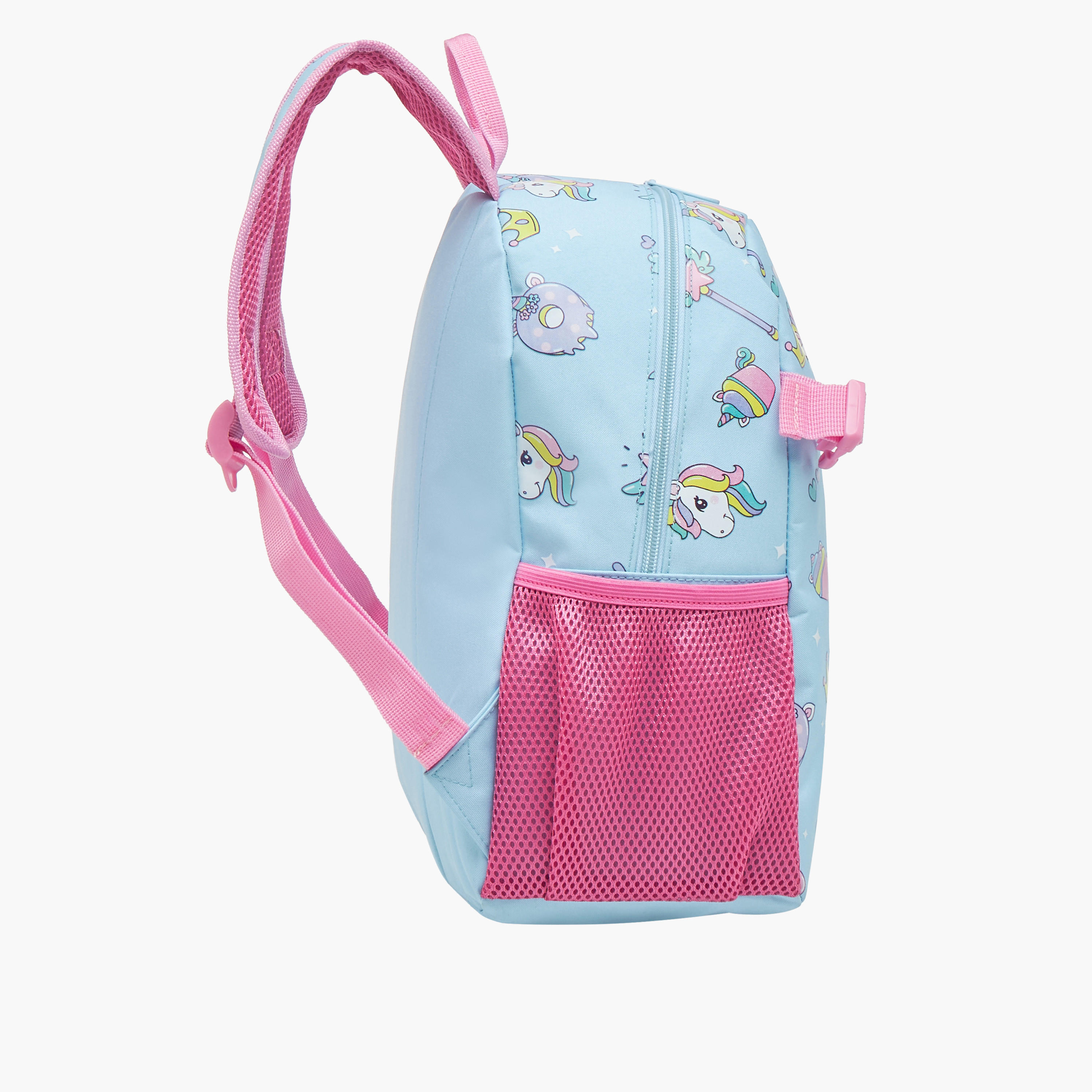شنطة ظهر بطبعات يونيكورن وحمّالات كتف قابلة للتعديل من ماست - 28x17x33 سم-school-bagsandbackpacks-backpacks-image-4