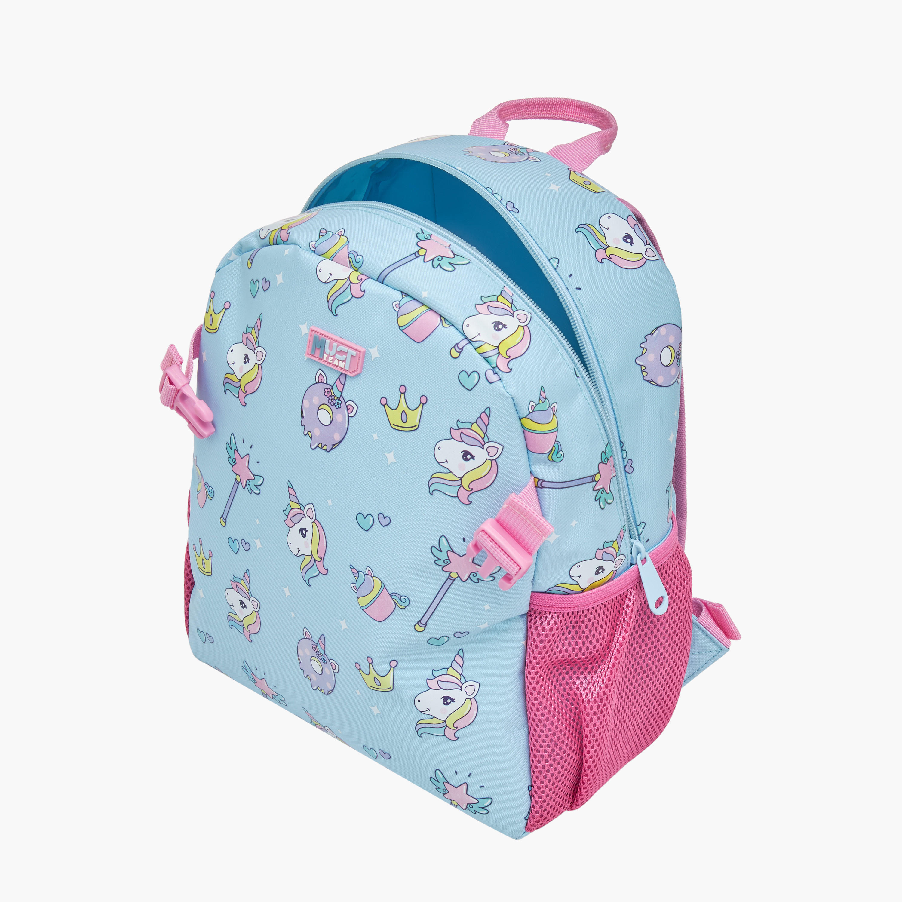 شنطة ظهر بطبعات يونيكورن وحمّالات كتف قابلة للتعديل من ماست - 28x17x33 سم-school-bagsandbackpacks-backpacks-image-8