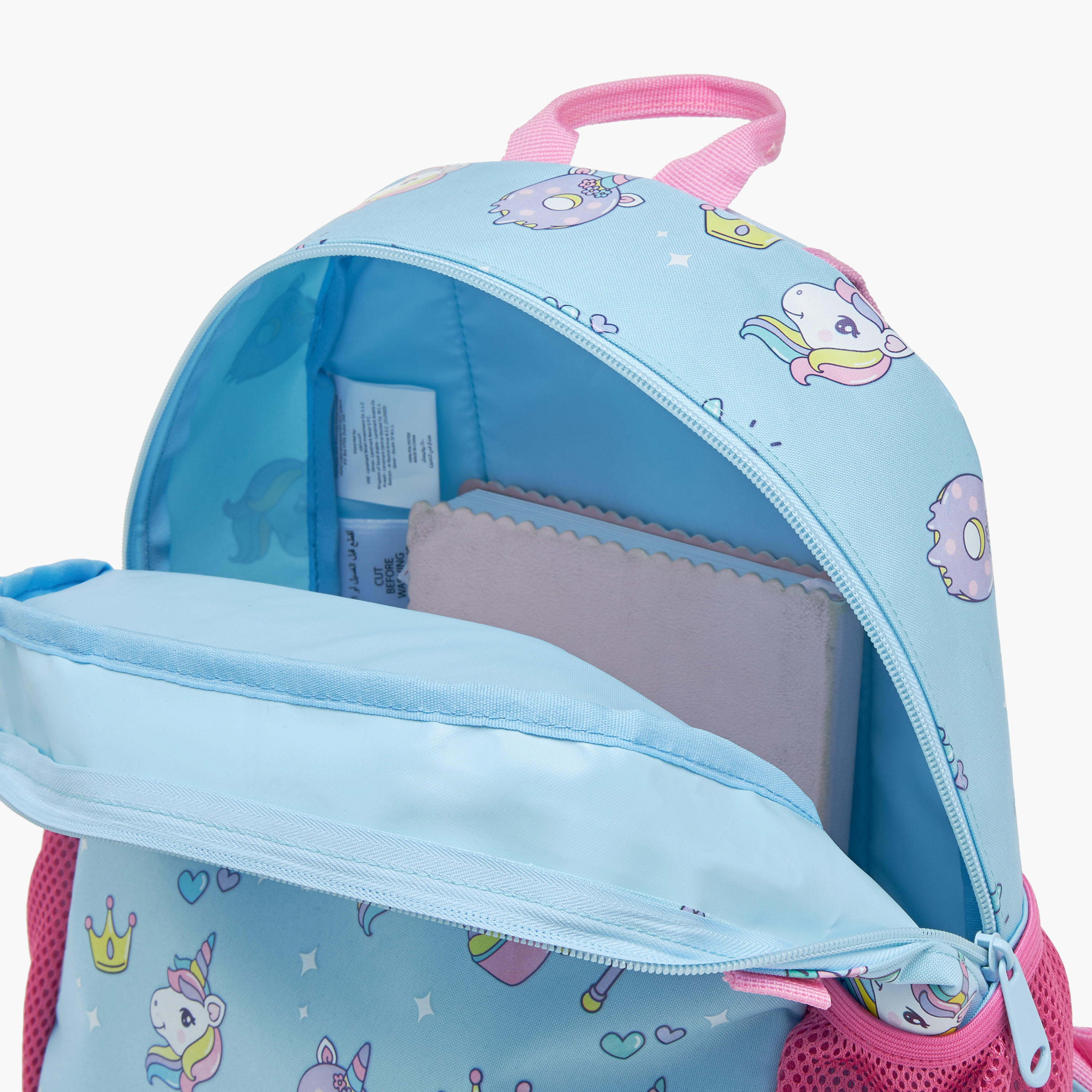شنطة ظهر بطبعات يونيكورن وحمّالات كتف قابلة للتعديل من ماست - 28x17x33 سم-school-bagsandbackpacks-backpacks-image-9