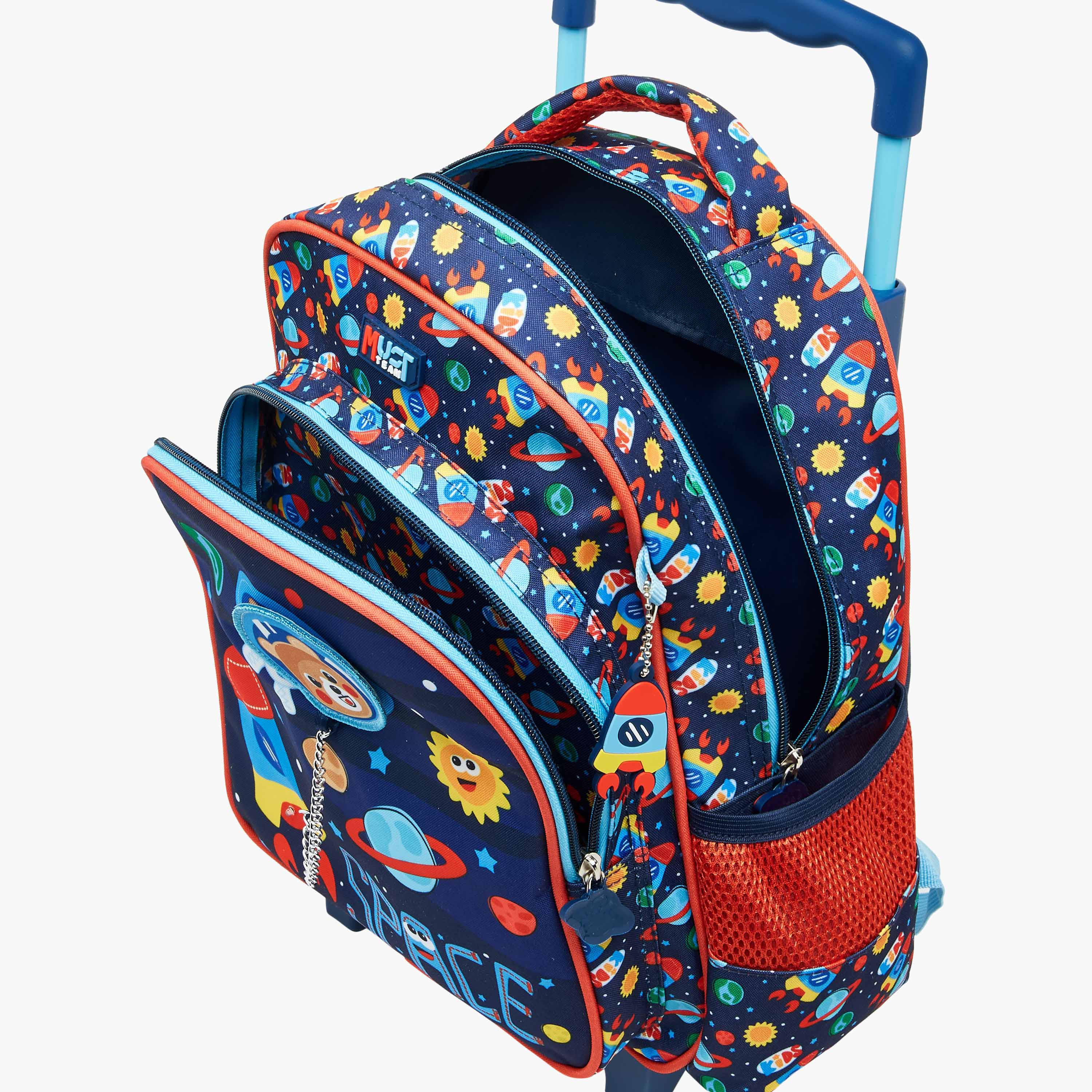 MUST Space Trolley Bag for Boys 2-5 Years with Retractable Handle -school-bagsandbackpacks-trolleybags-image-10