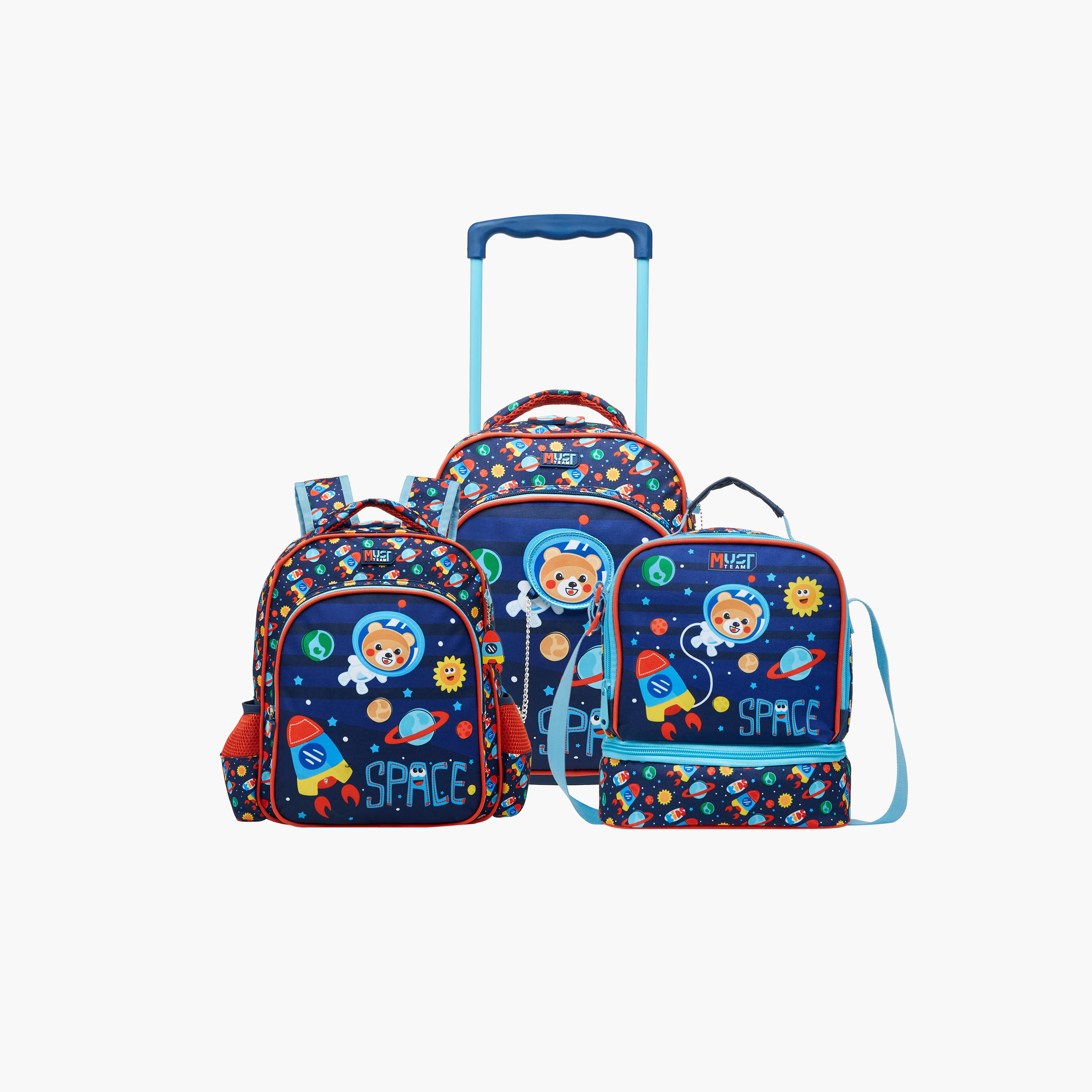 MUST Space Print Lunch Bag with Adjustable Strap and Zip Closure-school-lunchessentials-lunchbags-image-8