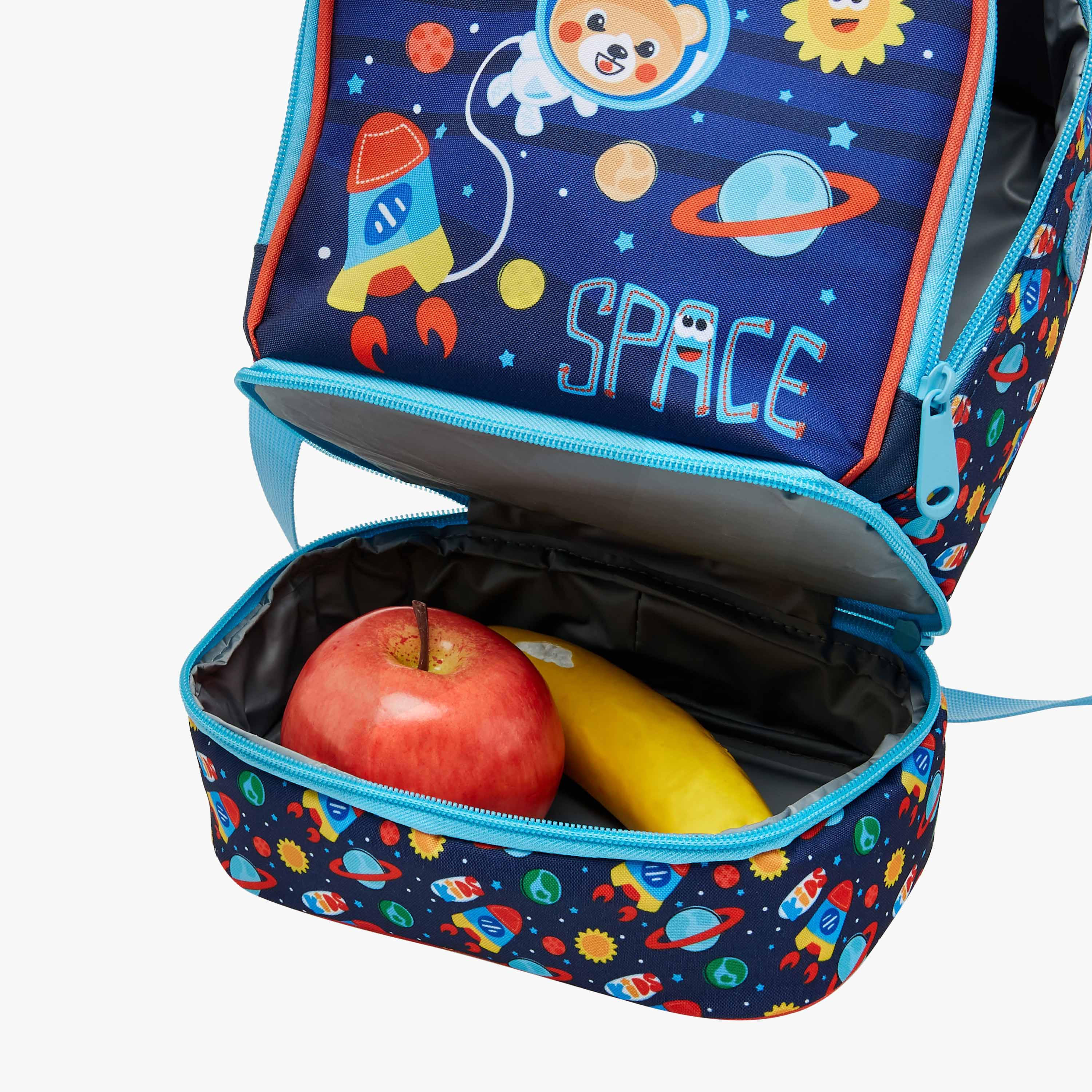 MUST Space Print Lunch Bag with Adjustable Strap and Zip Closure-school-lunchessentials-lunchbags-image-7