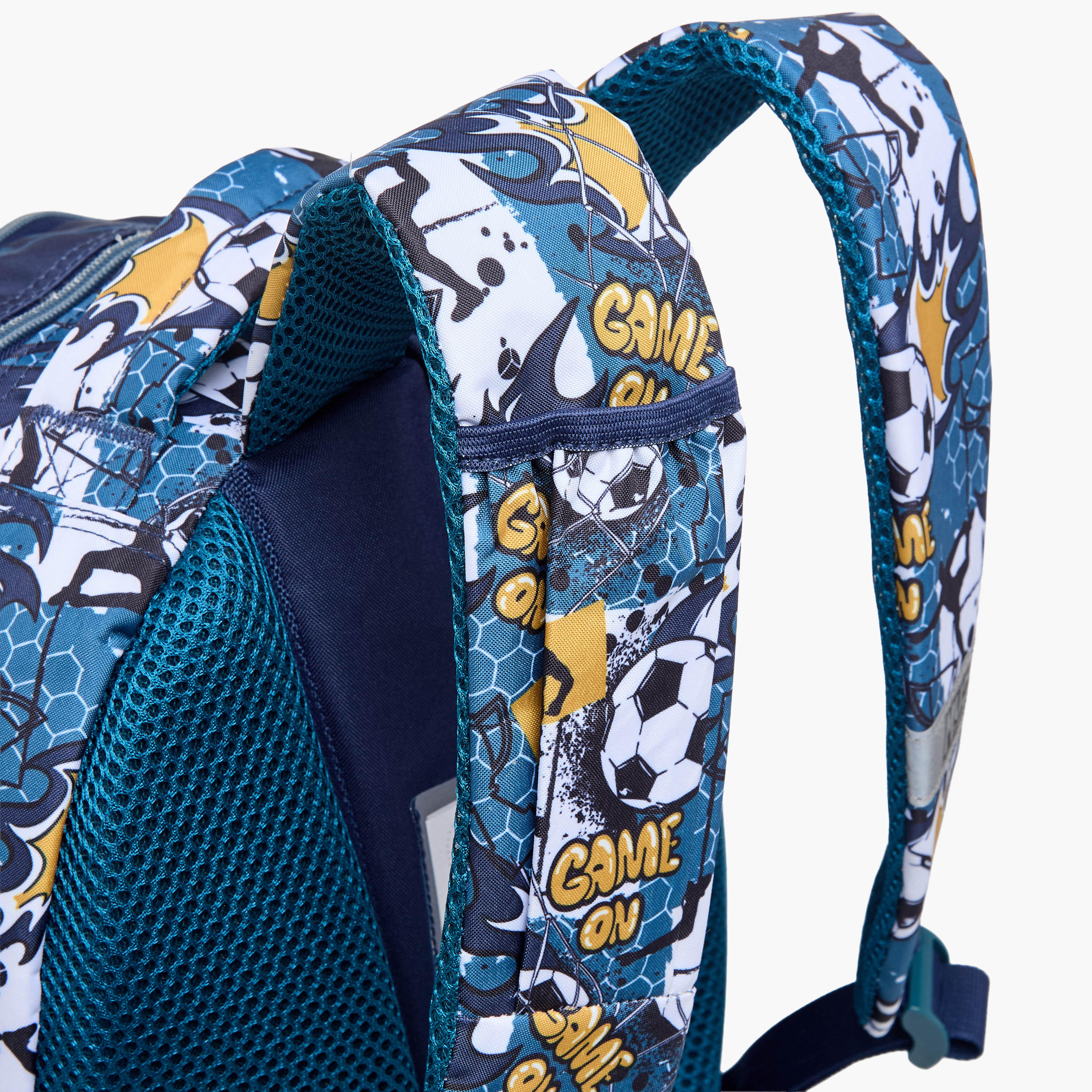 MUST Football Print School Backpack with Adjustable Shoulder Straps - 32x18x43 cms-school-bagsandbackpacks-backpacks-image-8