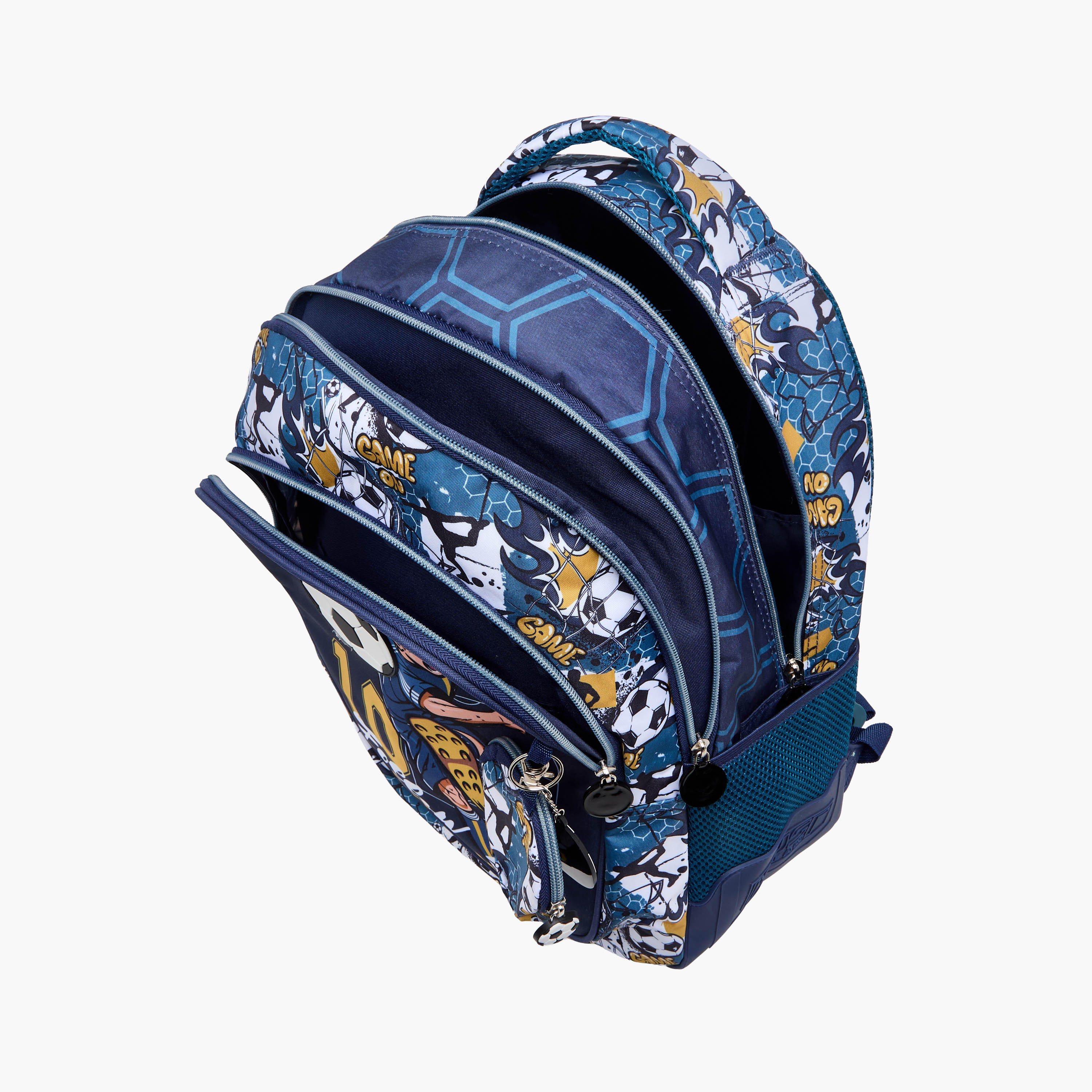 MUST Football Print School Backpack with Adjustable Shoulder Straps - 32x18x43 cms-school-bagsandbackpacks-backpacks-image-9