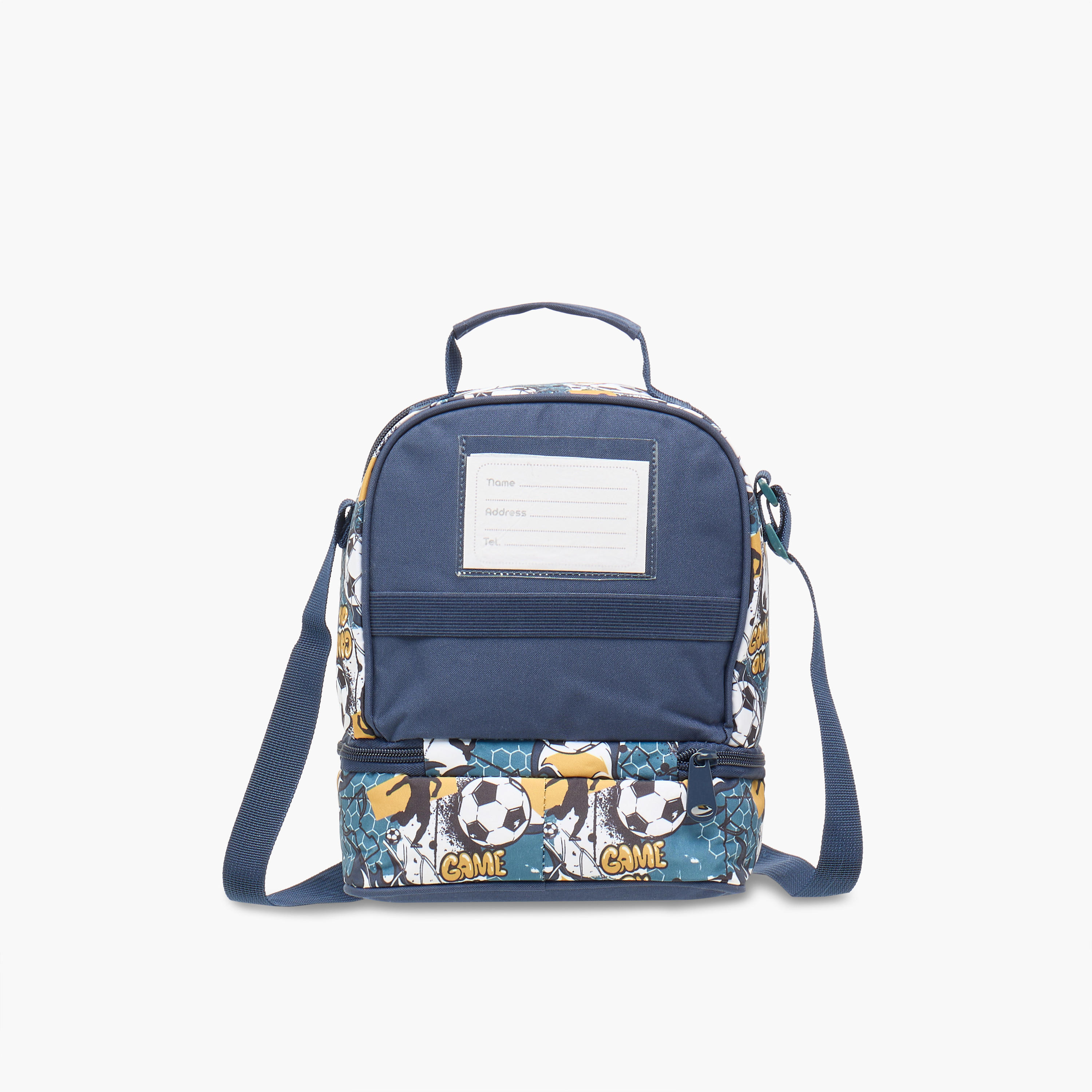 MUST Football Print Lunch Bag with Zip Closure-school-lunchessentials-lunchbags-image-3