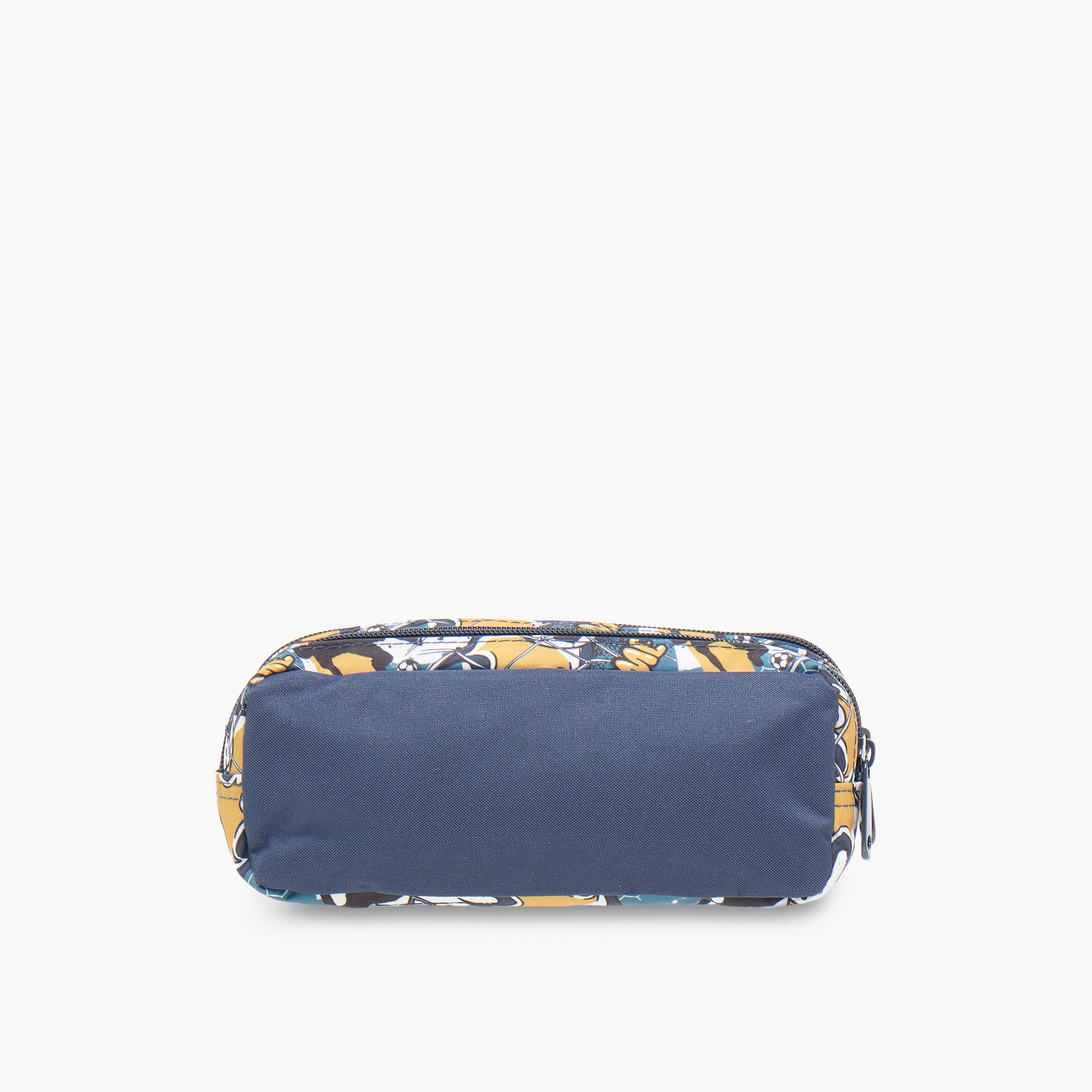 MUST Football Print 2-Compartment Pencil Pouch with Zip Closure-school-stationery-pencilcases-image-3