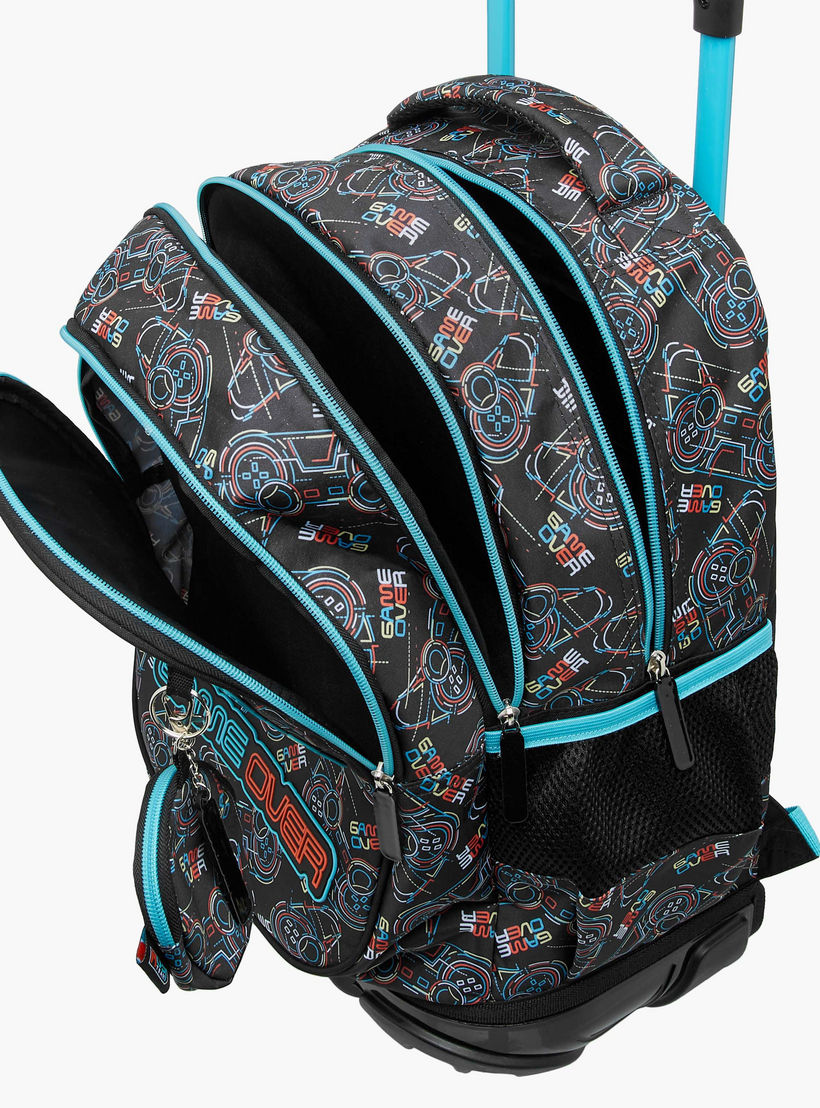شنطة ترولي للأولاد 5-8 سنوات بمقبض قابل للسحب وتصميم ألعاب من ماست-school-bagsandbackpacks-trolleybags-image-11