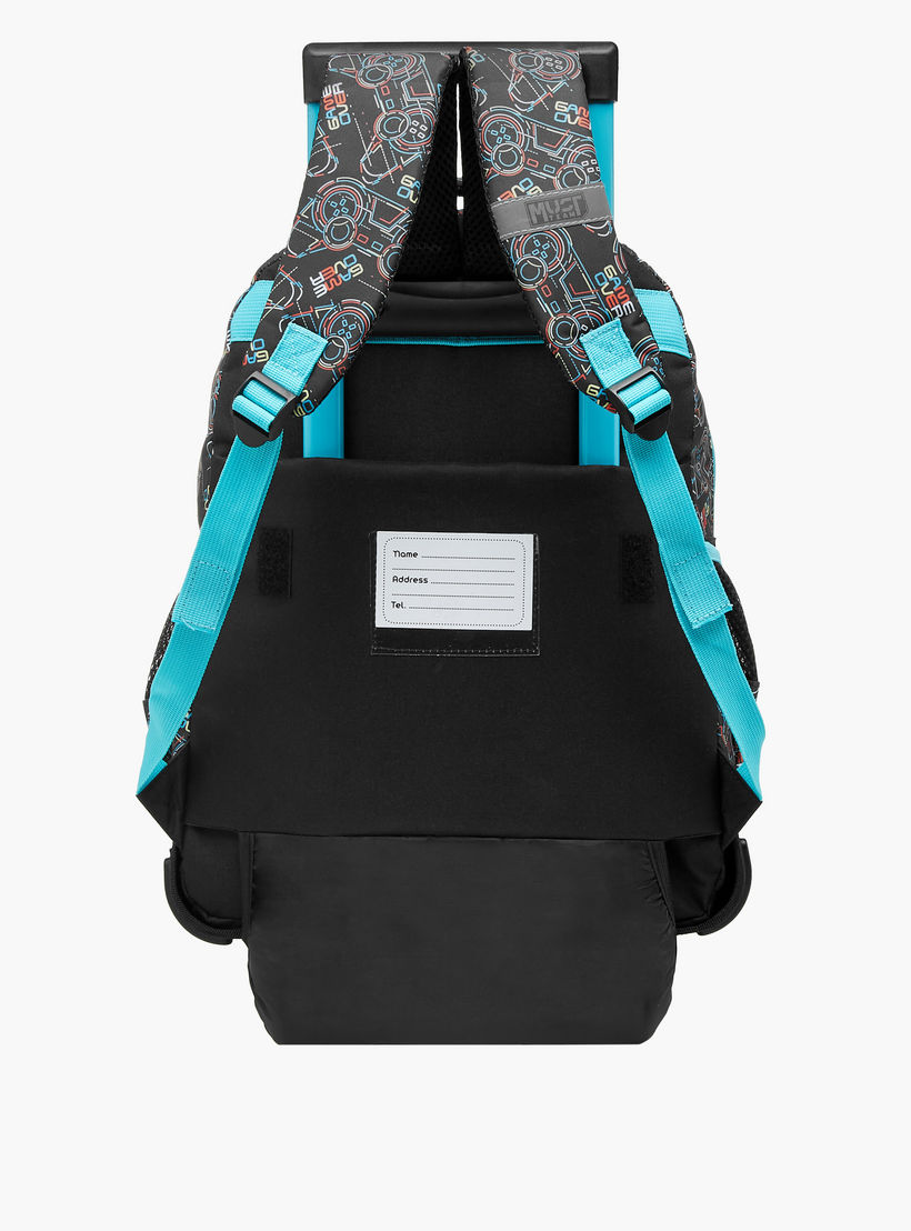 شنطة ترولي للأولاد 5-8 سنوات بمقبض قابل للسحب وتصميم ألعاب من ماست-school-bagsandbackpacks-trolleybags-image-4