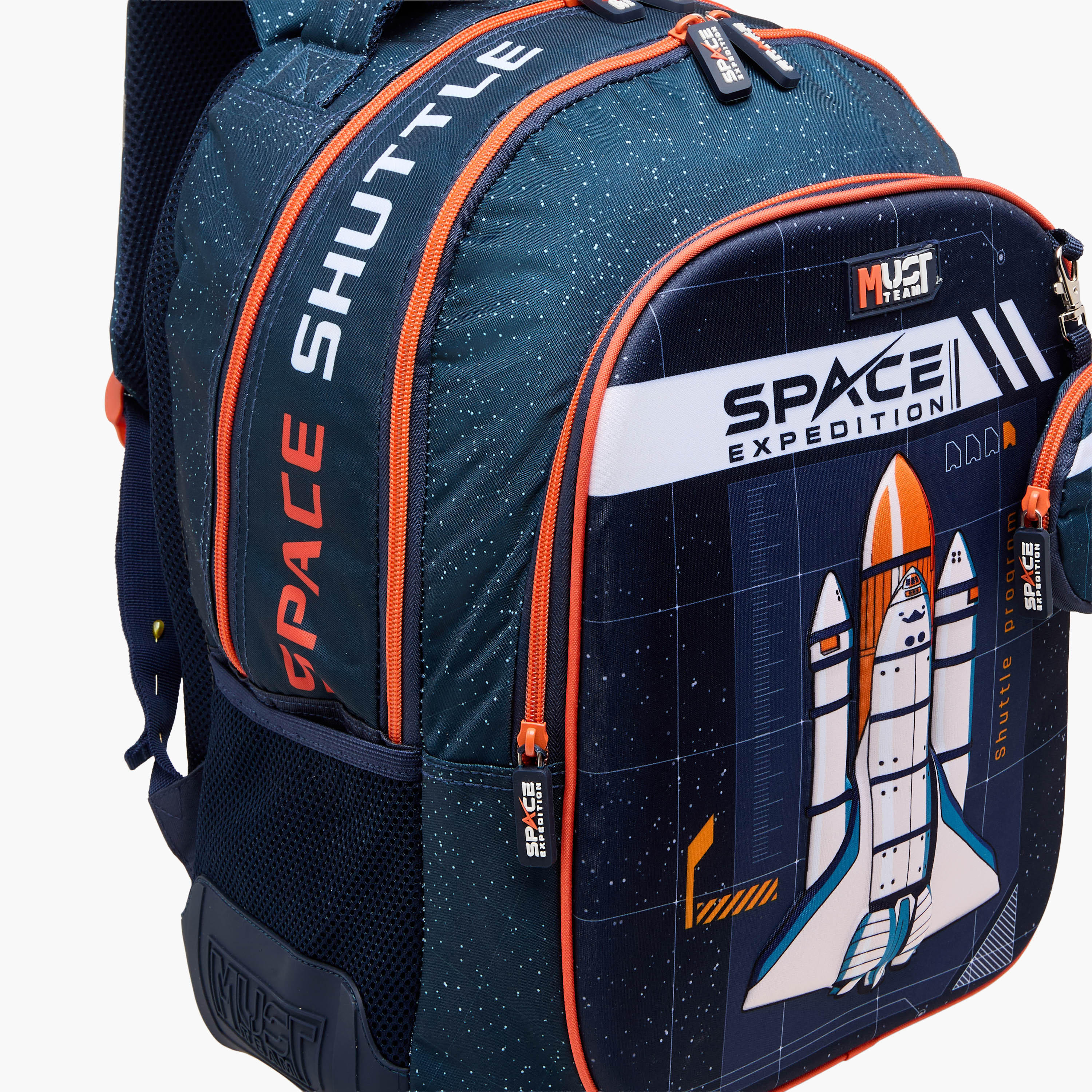 شنطة ظهر بطبعات مكوك فضائي وحمالات كتف قابلة للتعديل من ماست - 32x18x43 سم-school-bagsandbackpacks-backpacks-image-6