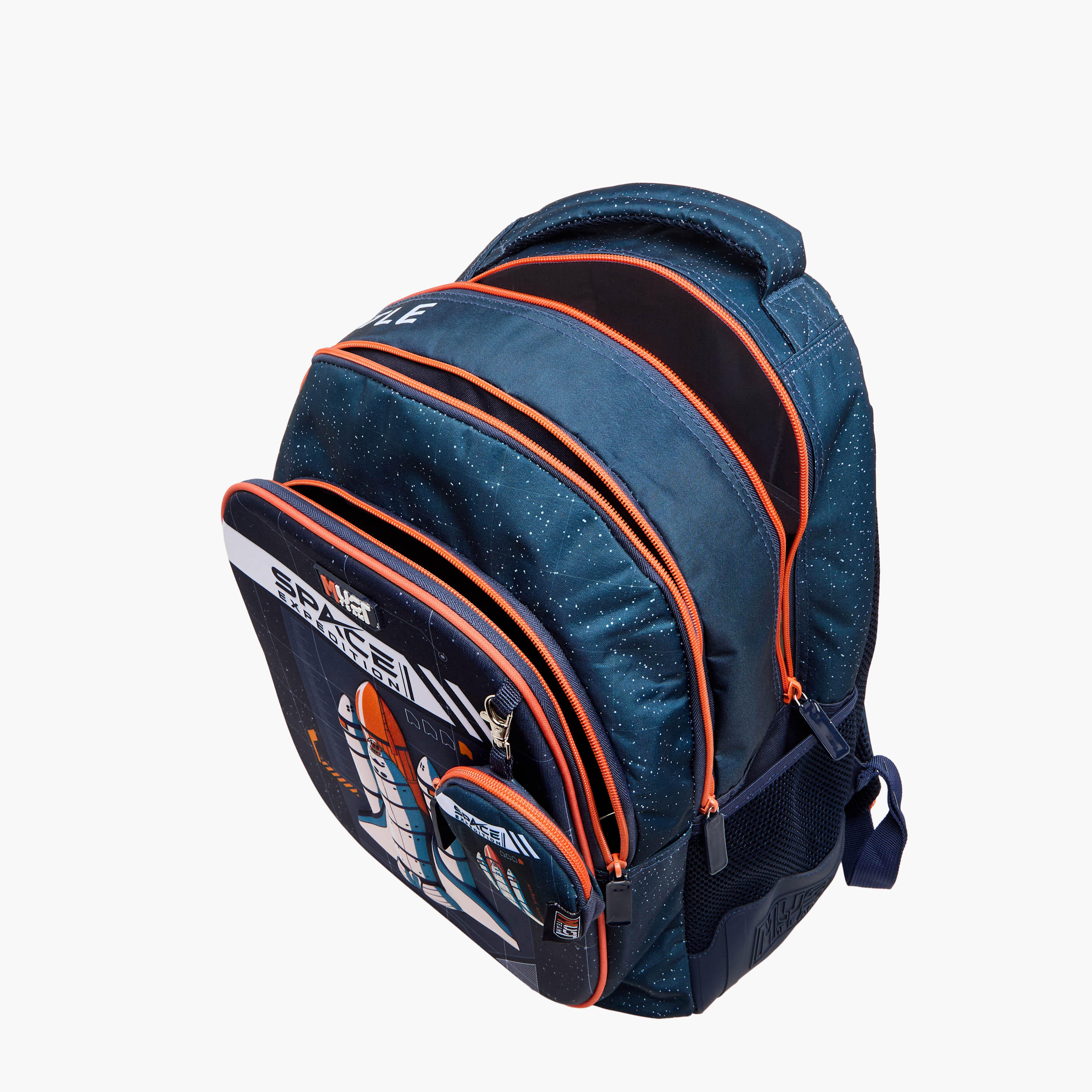 شنطة ظهر بطبعات مكوك فضائي وحمالات كتف قابلة للتعديل من ماست - 32x18x43 سم-school-bagsandbackpacks-backpacks-image-7