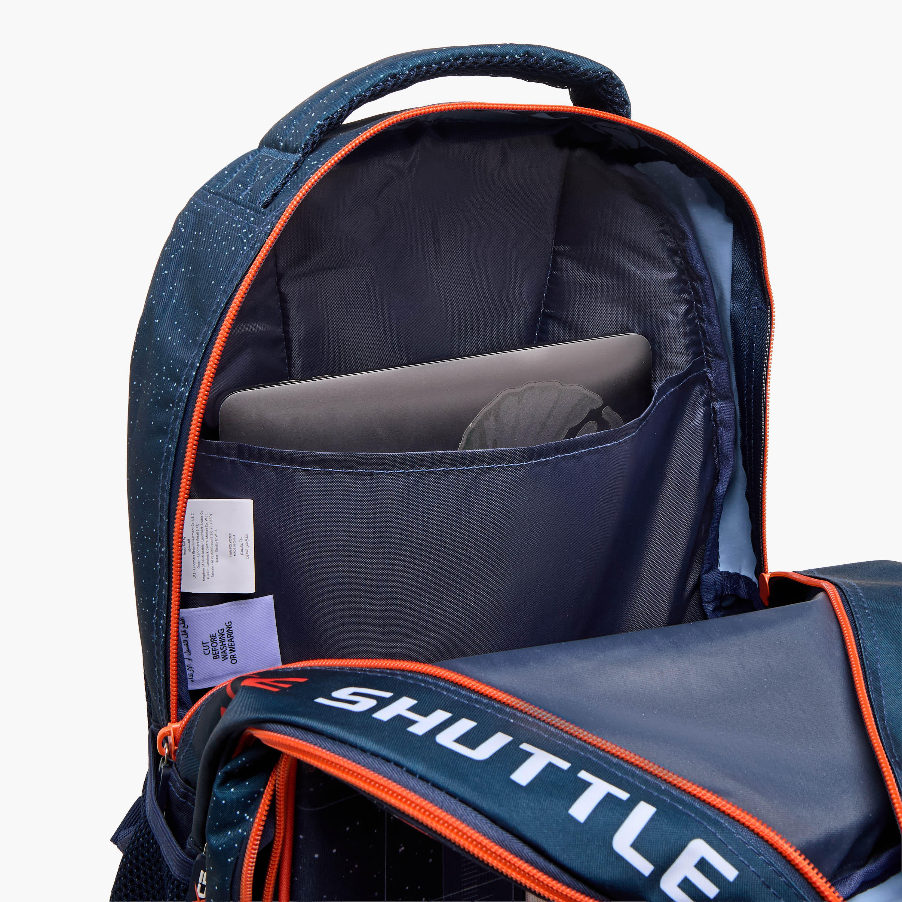 شنطة ظهر بطبعات مكوك فضائي وحمالات كتف قابلة للتعديل من ماست - 32x18x43 سم-school-bagsandbackpacks-backpacks-image-8