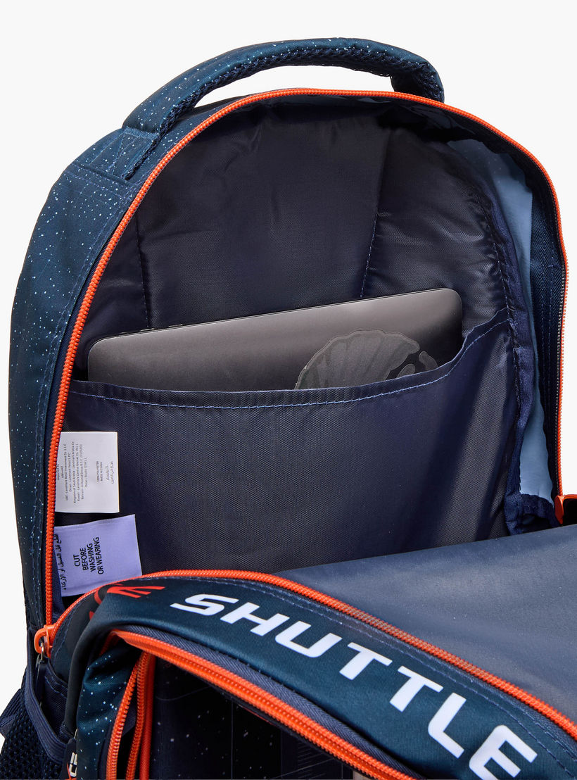 شنطة ظهر بطبعات مكوك فضائي وحمالات كتف قابلة للتعديل من ماست - 32x18x43 سم-school-bagsandbackpacks-backpacks-image-8
