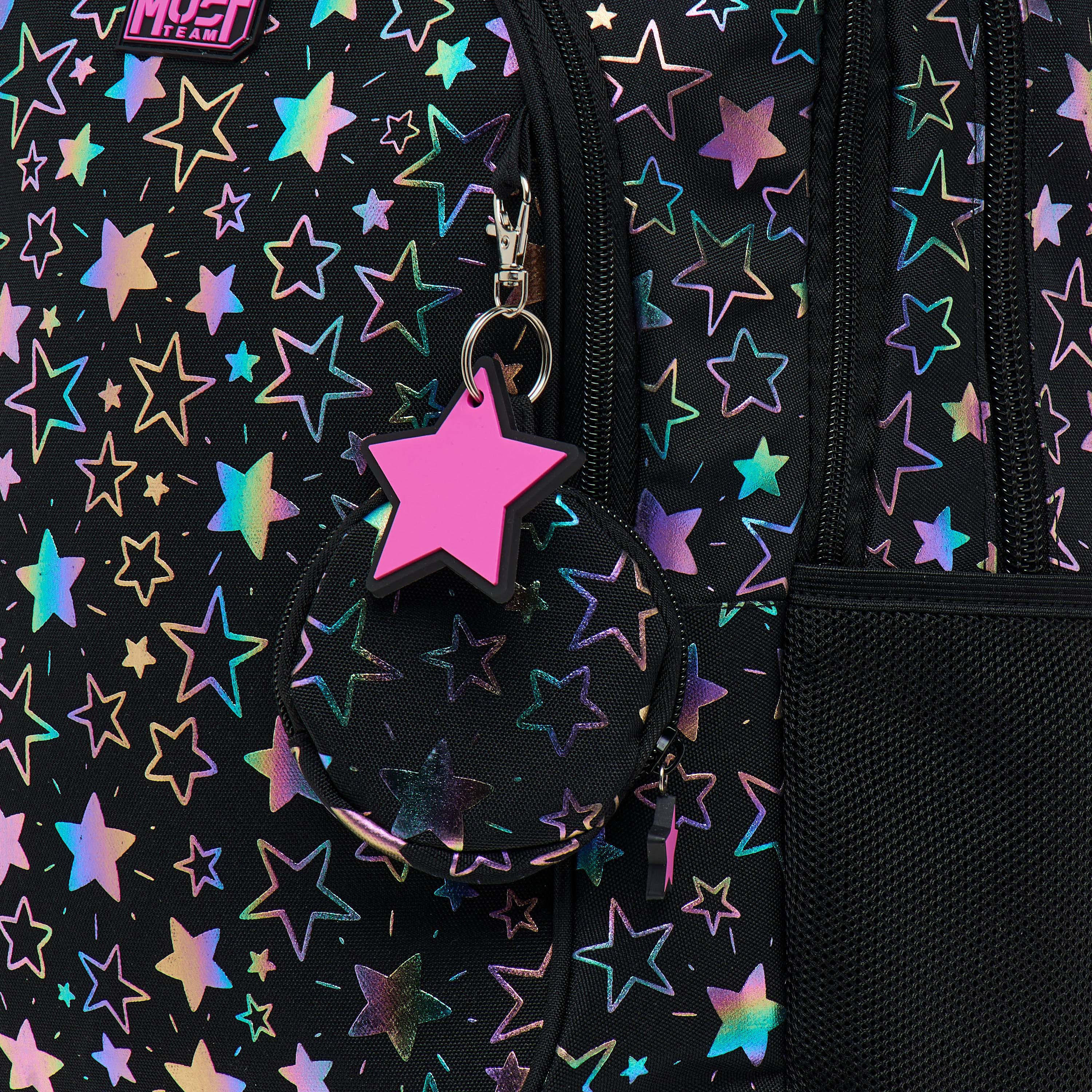 شنطة ترولي للبنات 5-8 سنوات بمقبض قابل للسحب وطبعات من ماست-school-bagsandbackpacks-trolleybags-image-12