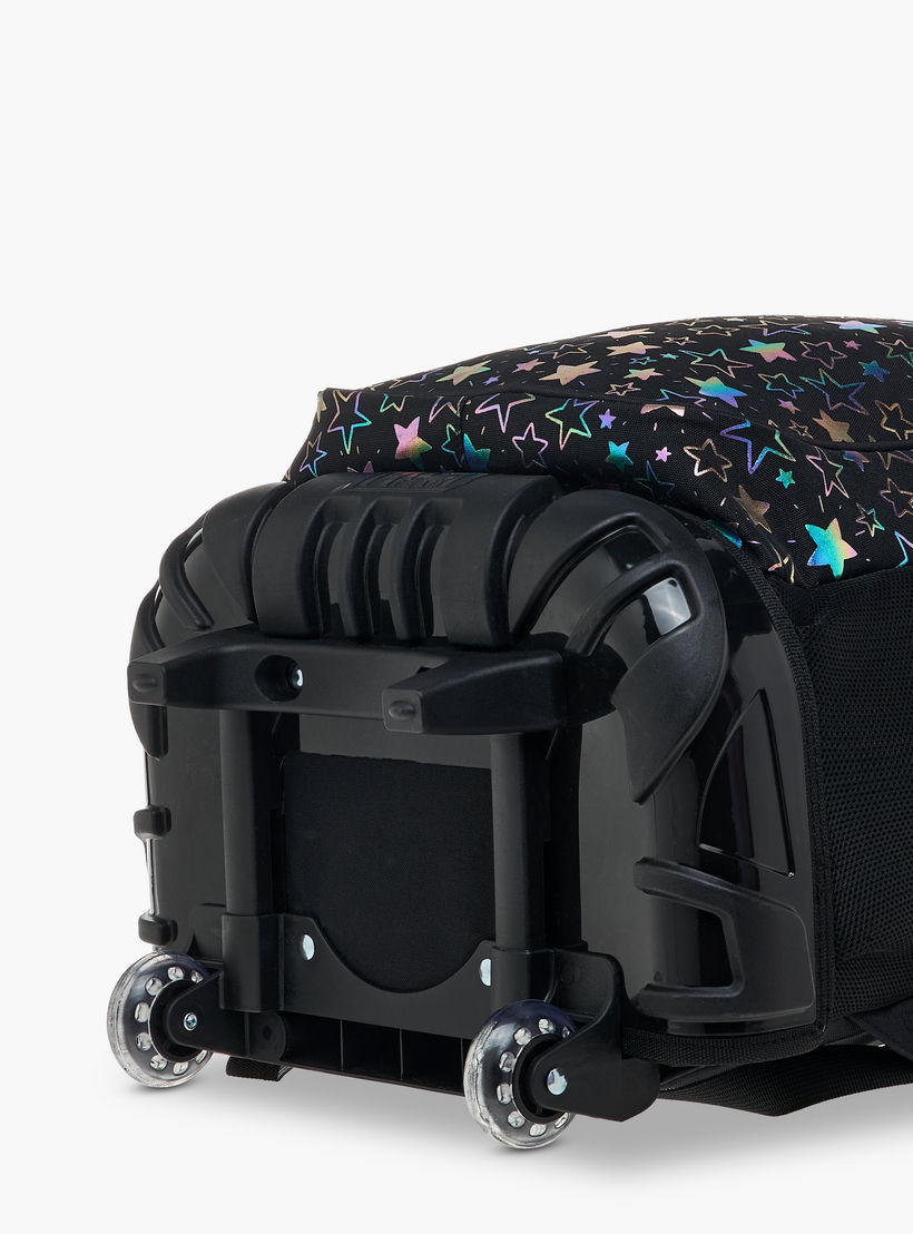شنطة ترولي للبنات 5-8 سنوات بمقبض قابل للسحب وطبعات من ماست-school-bagsandbackpacks-trolleybags-image-15
