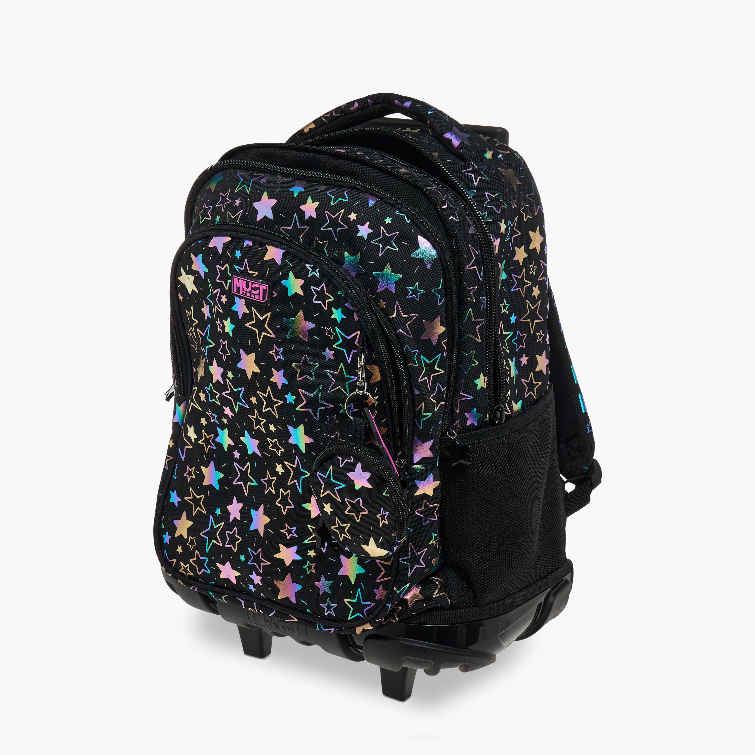 شنطة ترولي للبنات 5-8 سنوات بمقبض قابل للسحب وطبعات من ماست-school-bagsandbackpacks-trolleybags-image-17