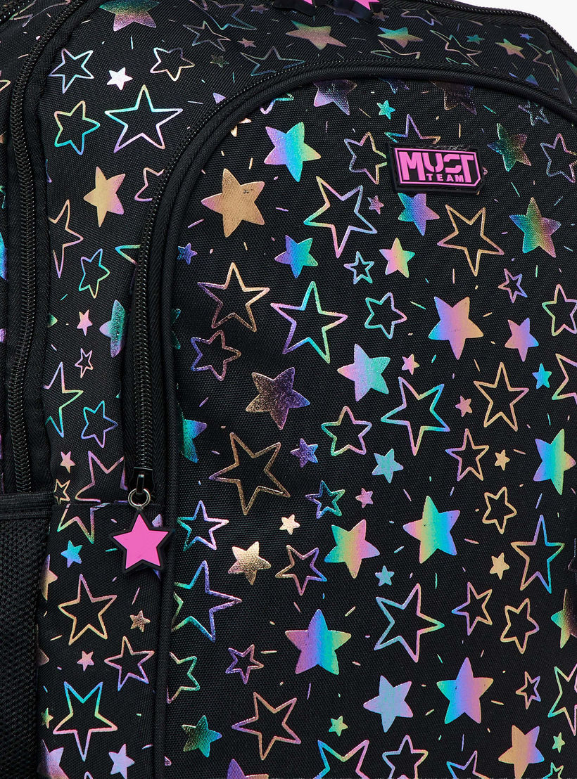شنطة ترولي للبنات 5-8 سنوات بمقبض قابل للسحب وطبعات من ماست-school-bagsandbackpacks-trolleybags-image-10