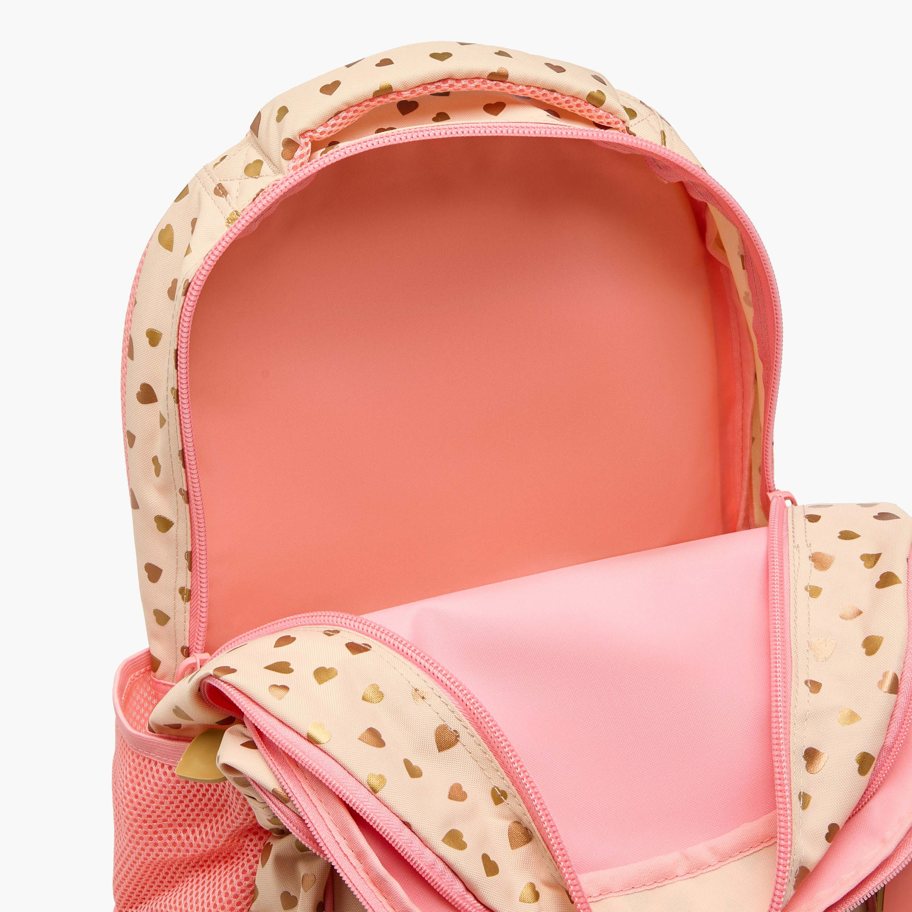 MUST Butterfly Print Backpack with Adjustable Straps and Zip Closure - 32x18x43 cms-school-bagsandbackpacks-backpacks-image-8