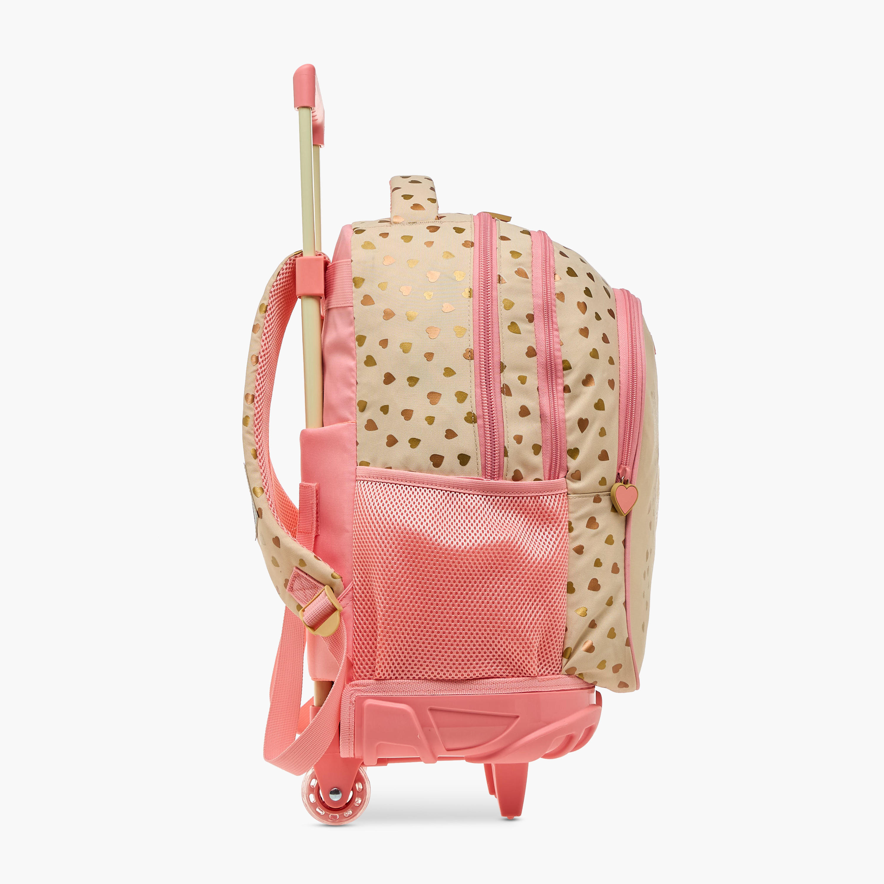 شنطة ترولي للبنات 5-8 سنوات بمقبض قابل للسحب وتصميم فراشة من ماست-school-bagsandbackpacks-trolleybags-image-5