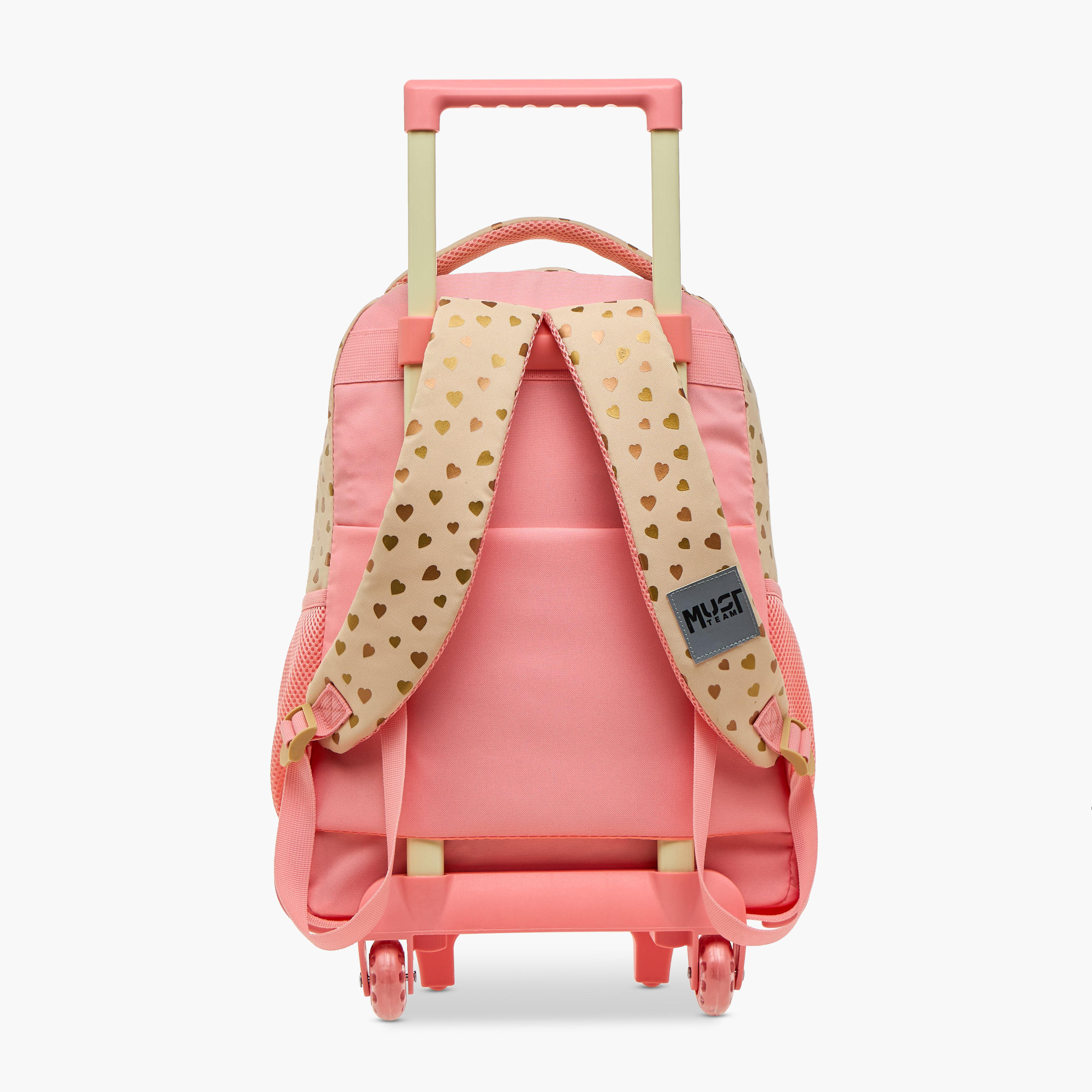 MUST Butterfly Trolley Bag for Girls 5-8 Years with Retractable Handle -school-bagsandbackpacks-trolleybags-image-7