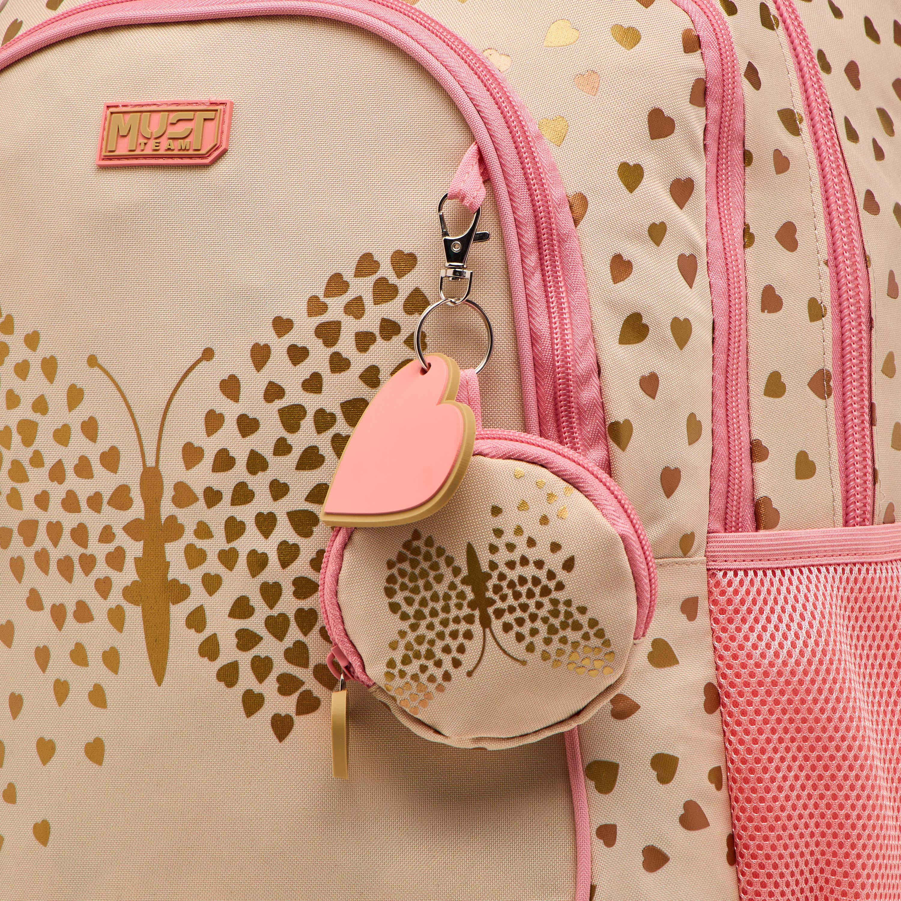 شنطة ترولي للبنات 5-8 سنوات بمقبض قابل للسحب وتصميم فراشة من ماست-school-bagsandbackpacks-trolleybags-image-11