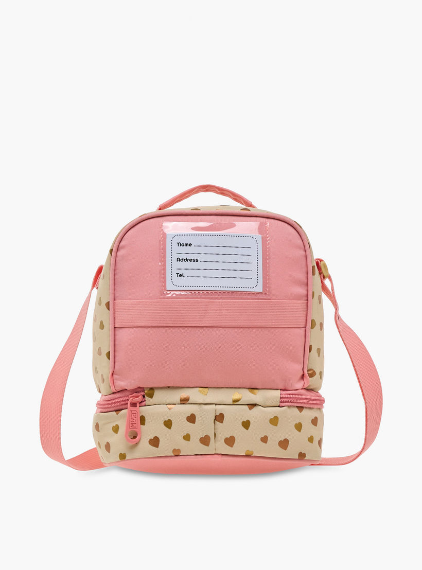 MUST Butterfly Print Lunch Bag with Adjustable Strap and Zip Closure-school-lunchessentials-lunchbags-image-3