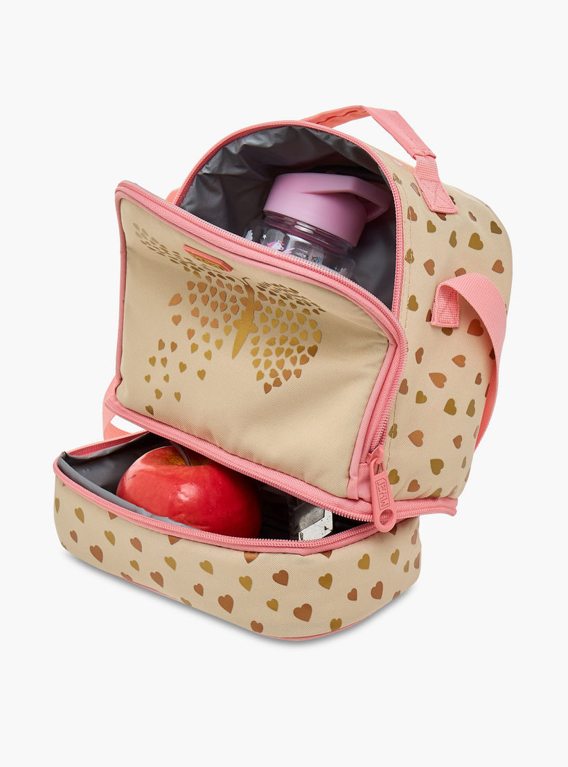 MUST Butterfly Print Lunch Bag with Adjustable Strap and Zip Closure-school-lunchessentials-lunchbags-image-7