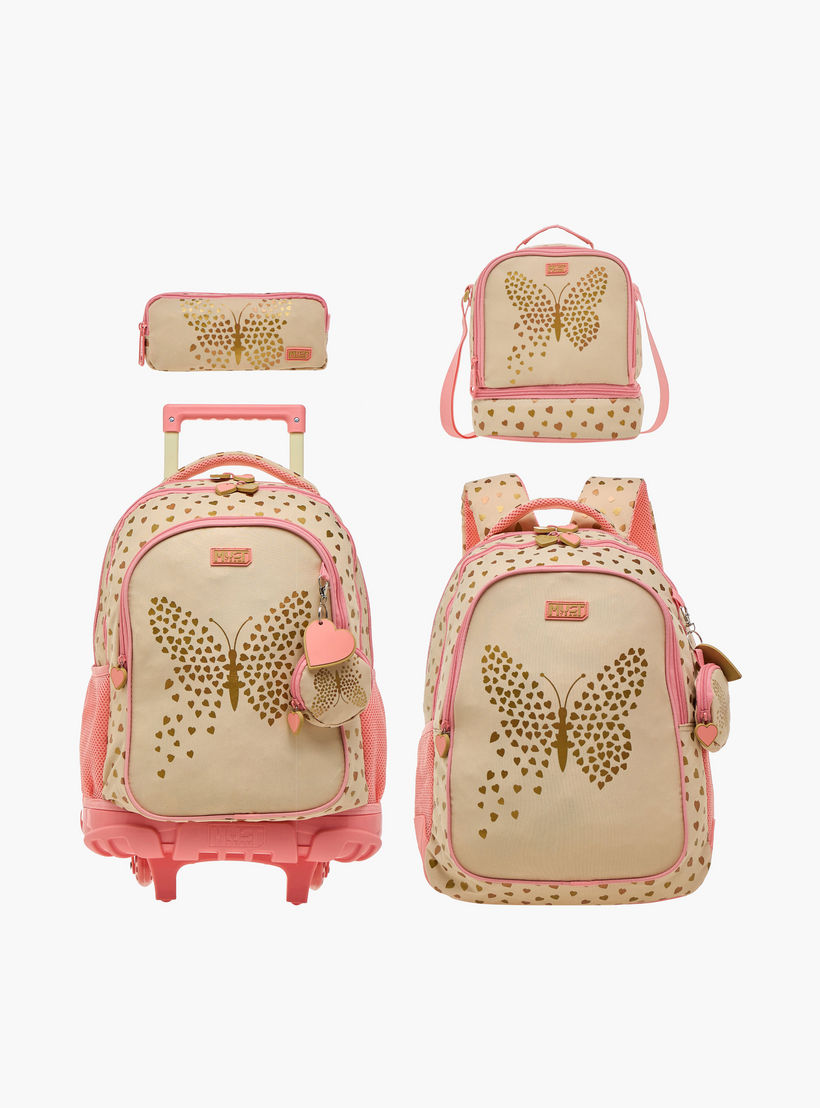 MUST Butterfly Print Lunch Bag with Adjustable Strap and Zip Closure-school-lunchessentials-lunchbags-image-9