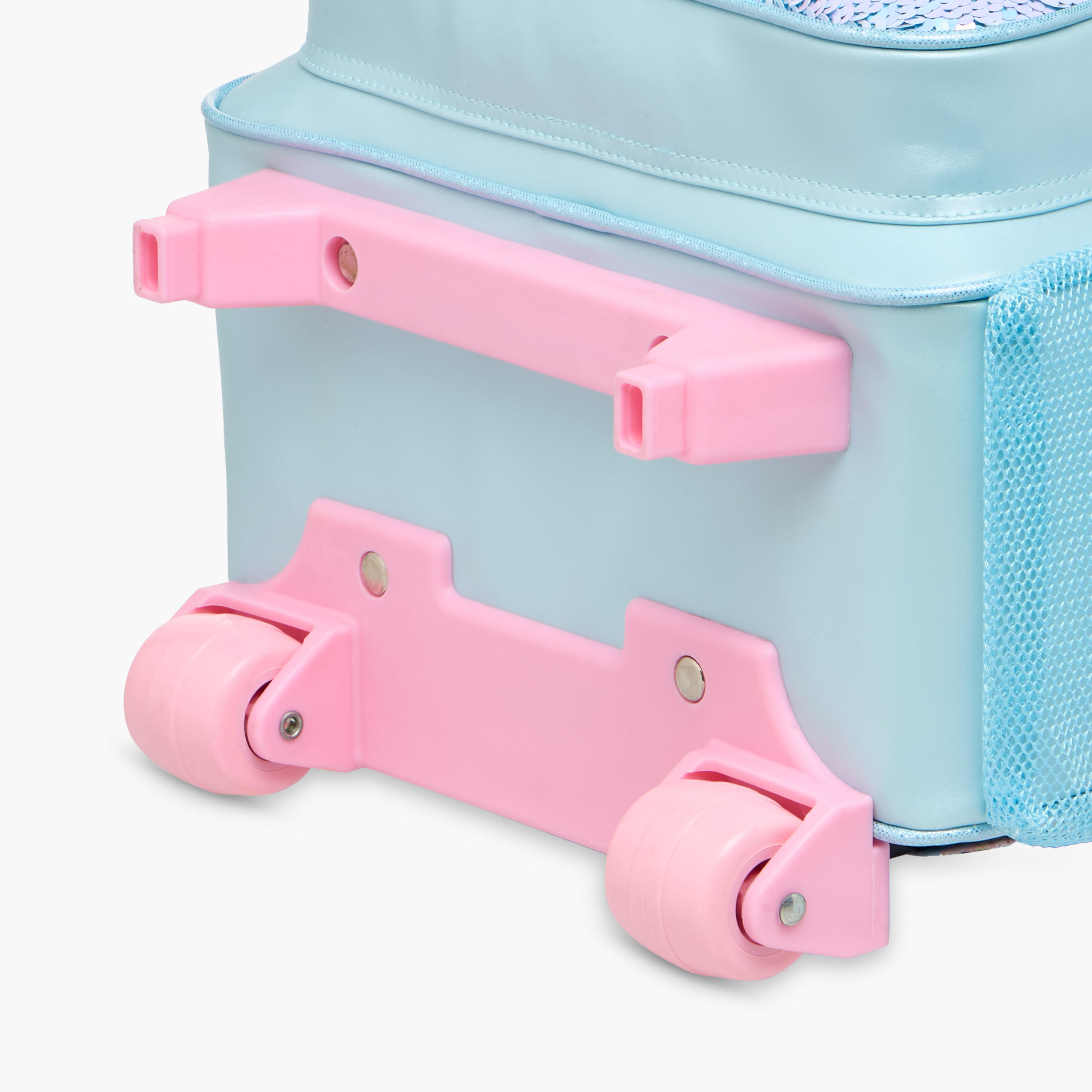 Minmie Mermaid Trolley Bag for Girls 5-8 Years with Padded Shoulder Straps -school-bagsandbackpacks-trolleybags-image-11