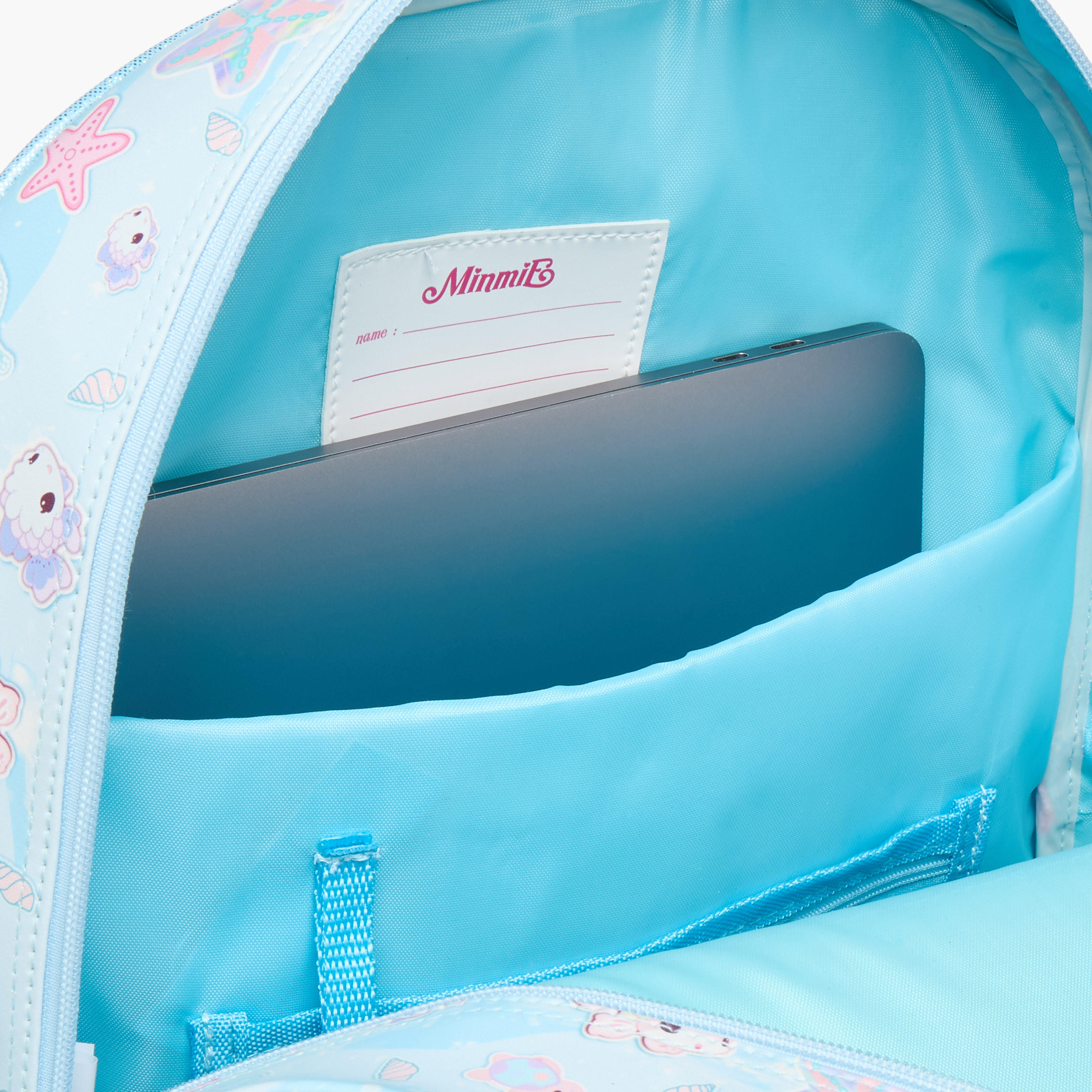 شنطة ظهر 16 بوصة بأحزمة قابلة للتعديل وسحاب إغلاق وطبعات من مينيمي - 21x10x23 سم-school-bagsandbackpacks-backpacks-image-11