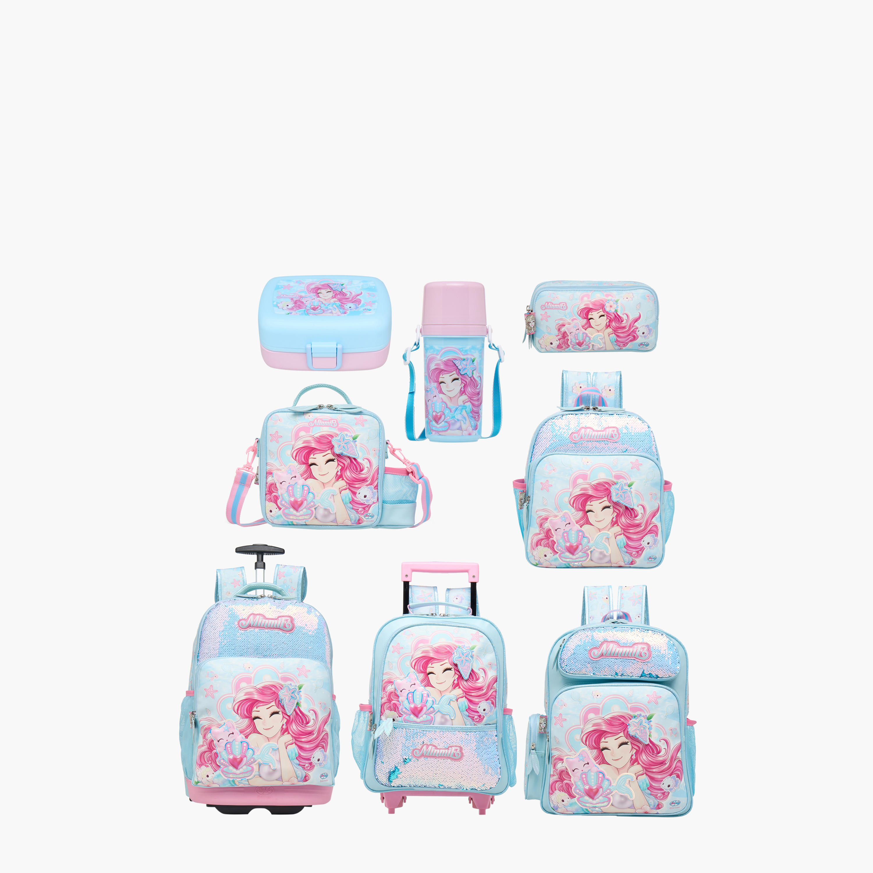 شنطة ظهر 16 بوصة بأحزمة قابلة للتعديل وسحاب إغلاق وطبعات من مينيمي - 21x10x23 سم-school-bagsandbackpacks-backpacks-image-12