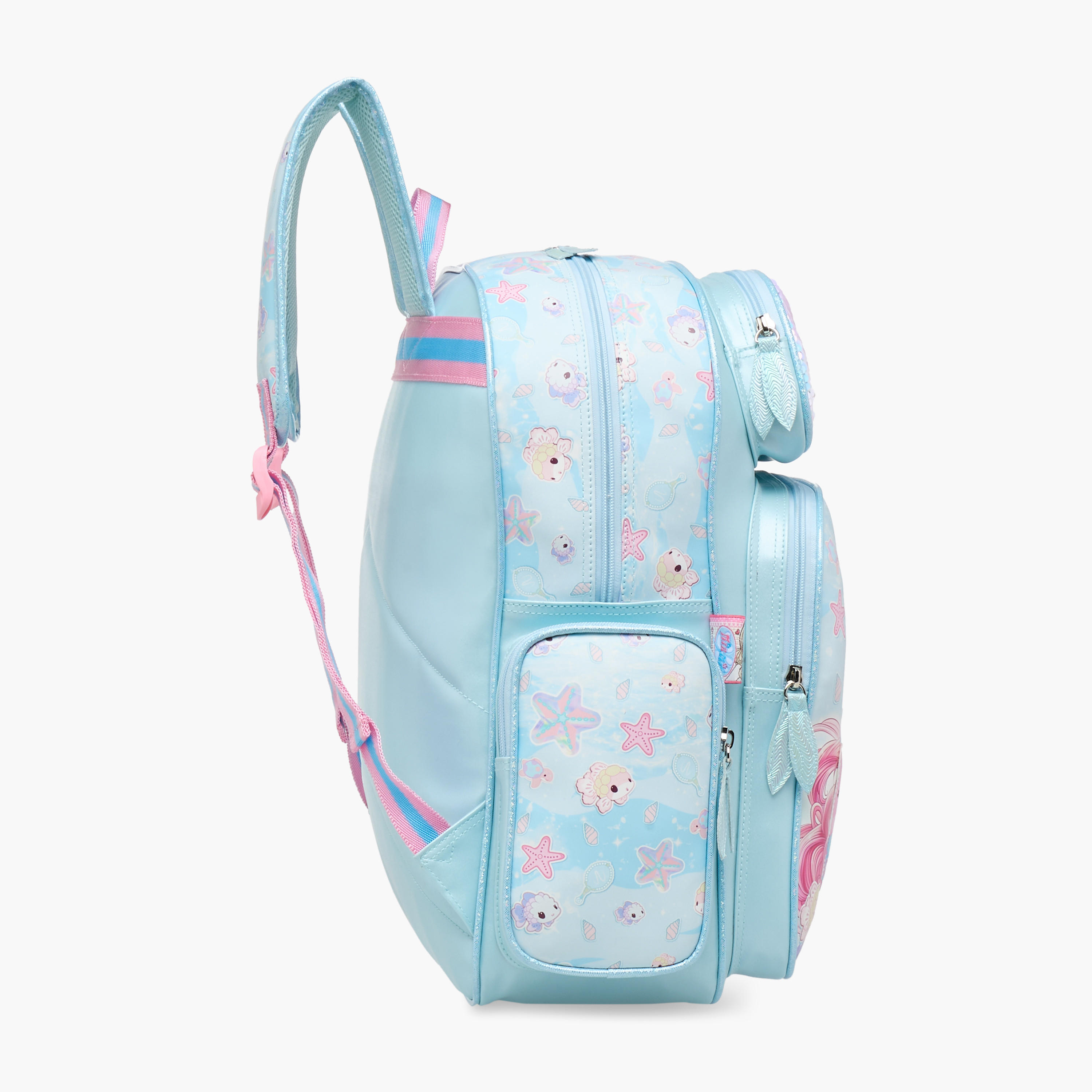 شنطة ظهر 16 بوصة بأحزمة قابلة للتعديل وسحاب إغلاق وطبعات من مينيمي - 21x10x23 سم-school-bagsandbackpacks-backpacks-image-3