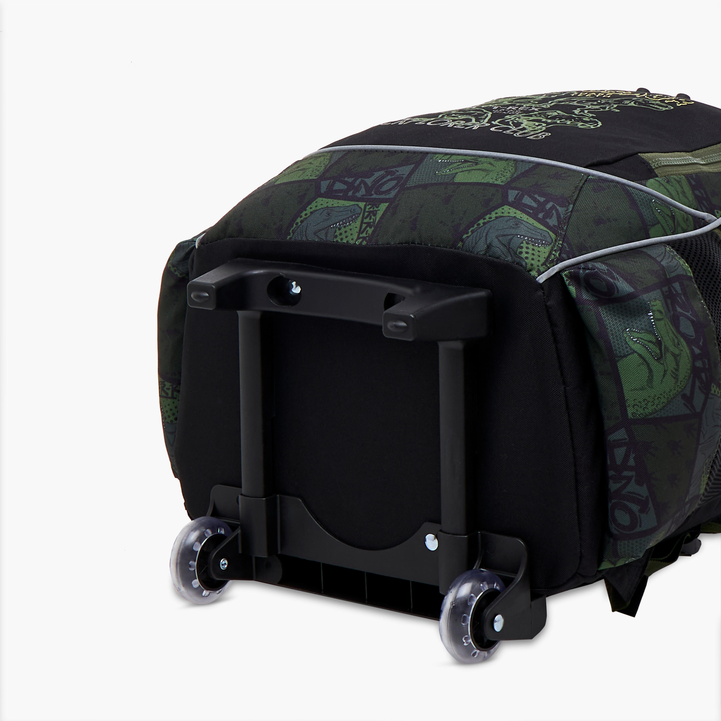Dinosaur Trolley Bag for Boys 5-8 Years with Padded Shoulder Straps -school-bagsandbackpacks-trolleybags-image-10