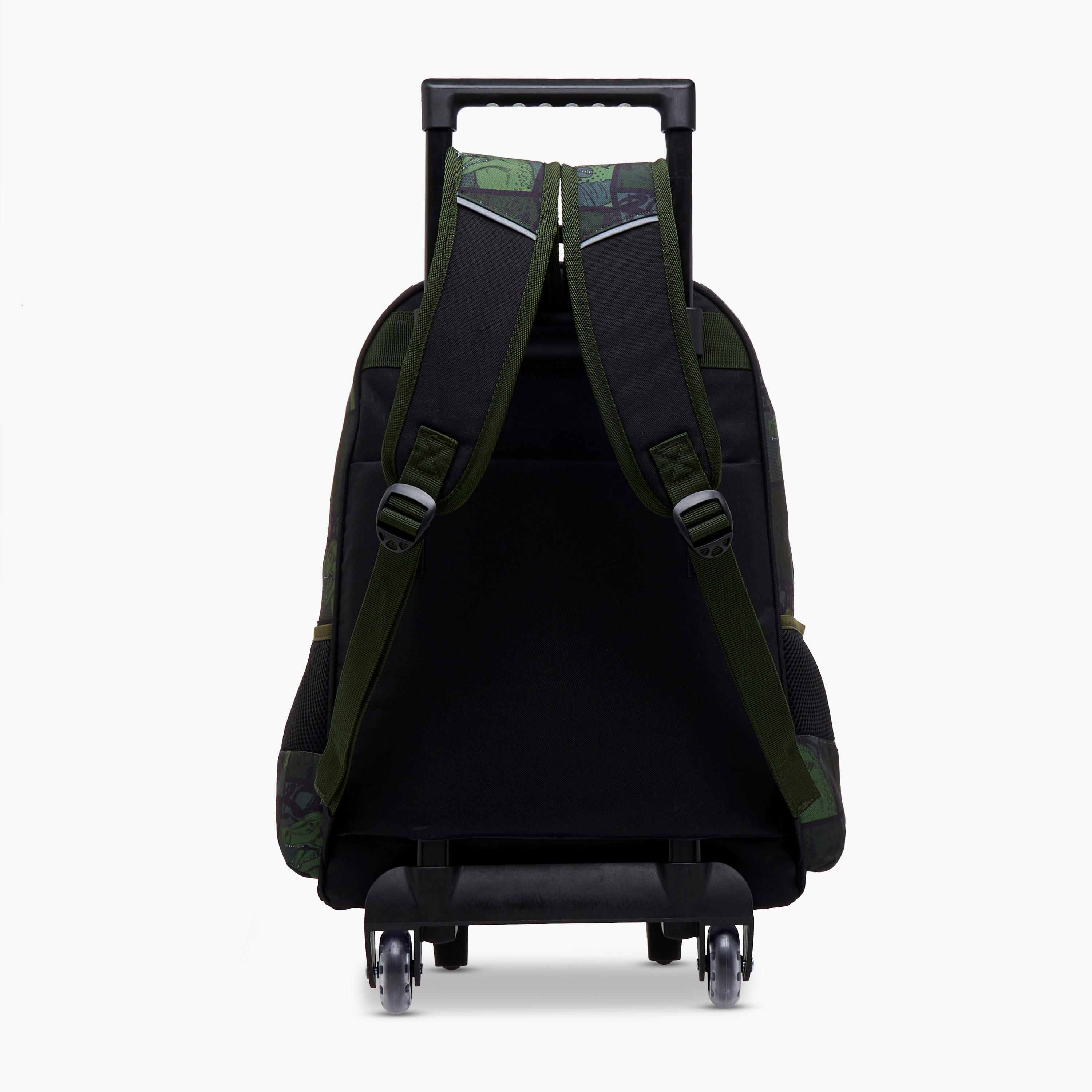 Dinosaur Trolley Bag for Boys 5-8 Years with Padded Shoulder Straps -school-bagsandbackpacks-trolleybags-image-5