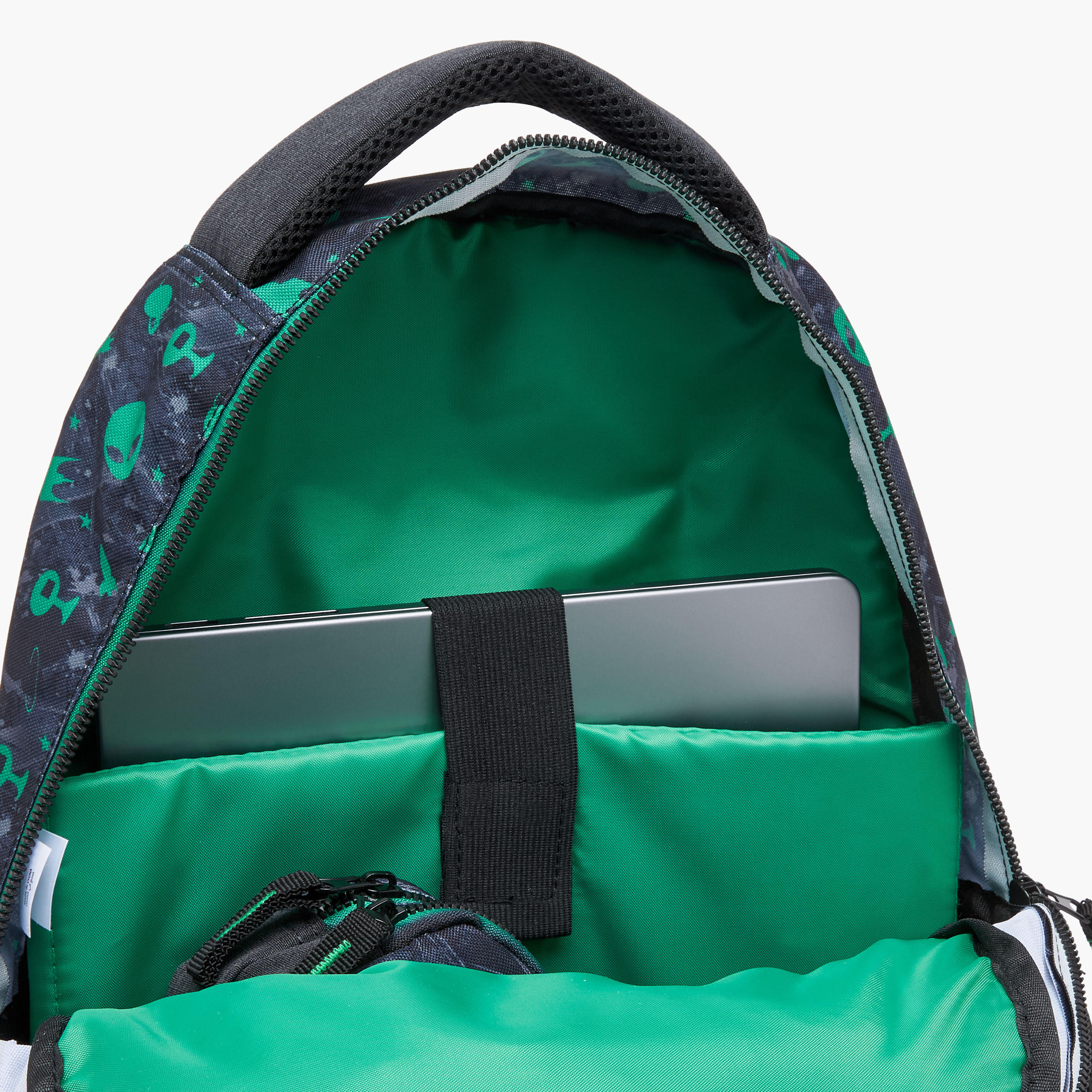 Alien Print 16-inch Backpack with Adjustable Shoulder Straps - 29x17x42 cms-school-bagsandbackpacks-backpacks-image-12