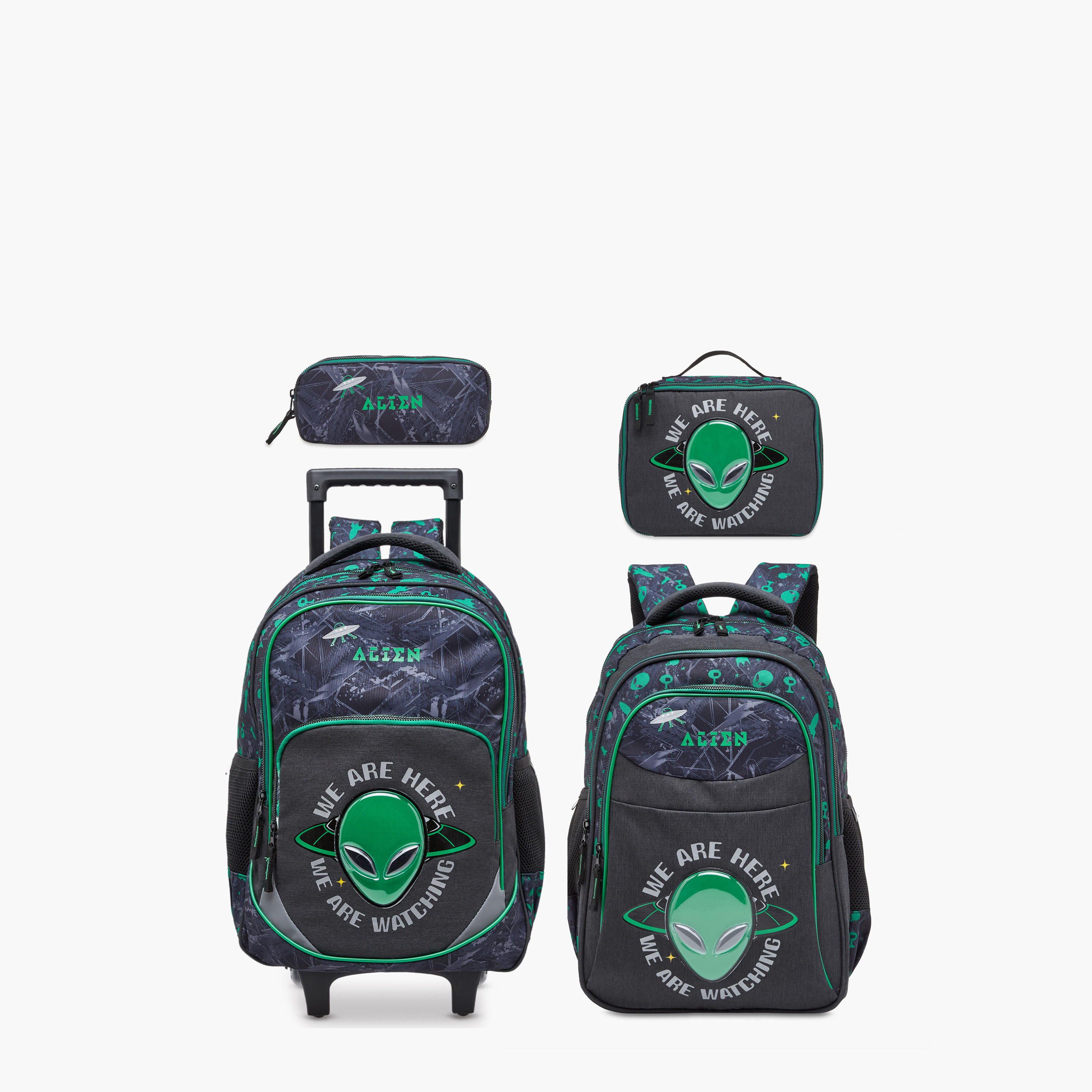 Alien Print 16-inch Backpack with Adjustable Shoulder Straps - 29x17x42 cms-school-bagsandbackpacks-backpacks-image-13