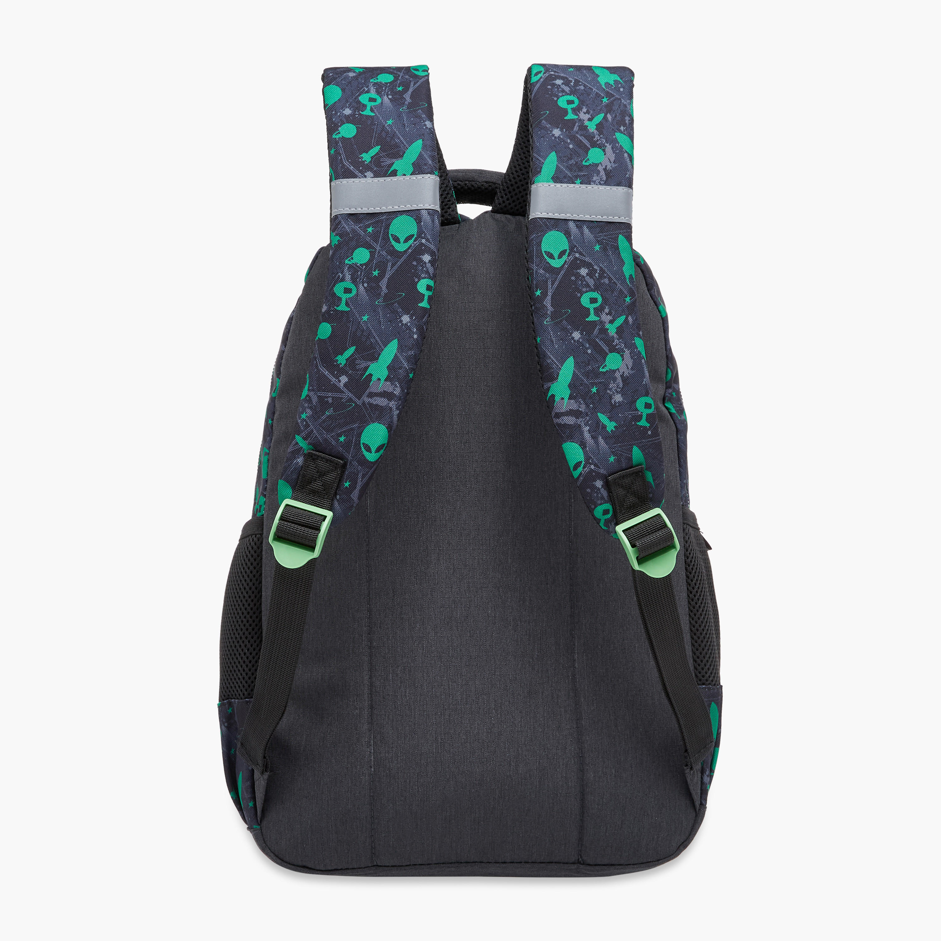 Alien Print 16-inch Backpack with Adjustable Shoulder Straps - 29x17x42 cms-school-bagsandbackpacks-backpacks-image-7