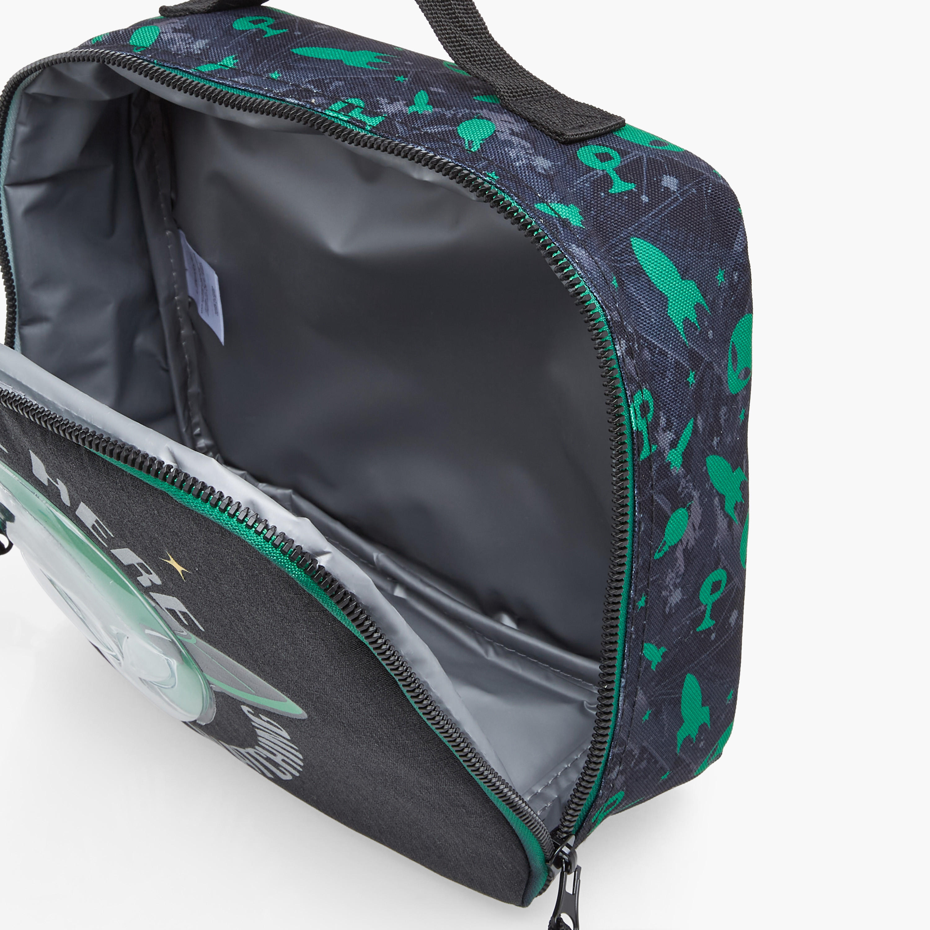 Graphic Print Lunch Bag with Zip Closure-school-lunchessentials-lunchbags-image-8